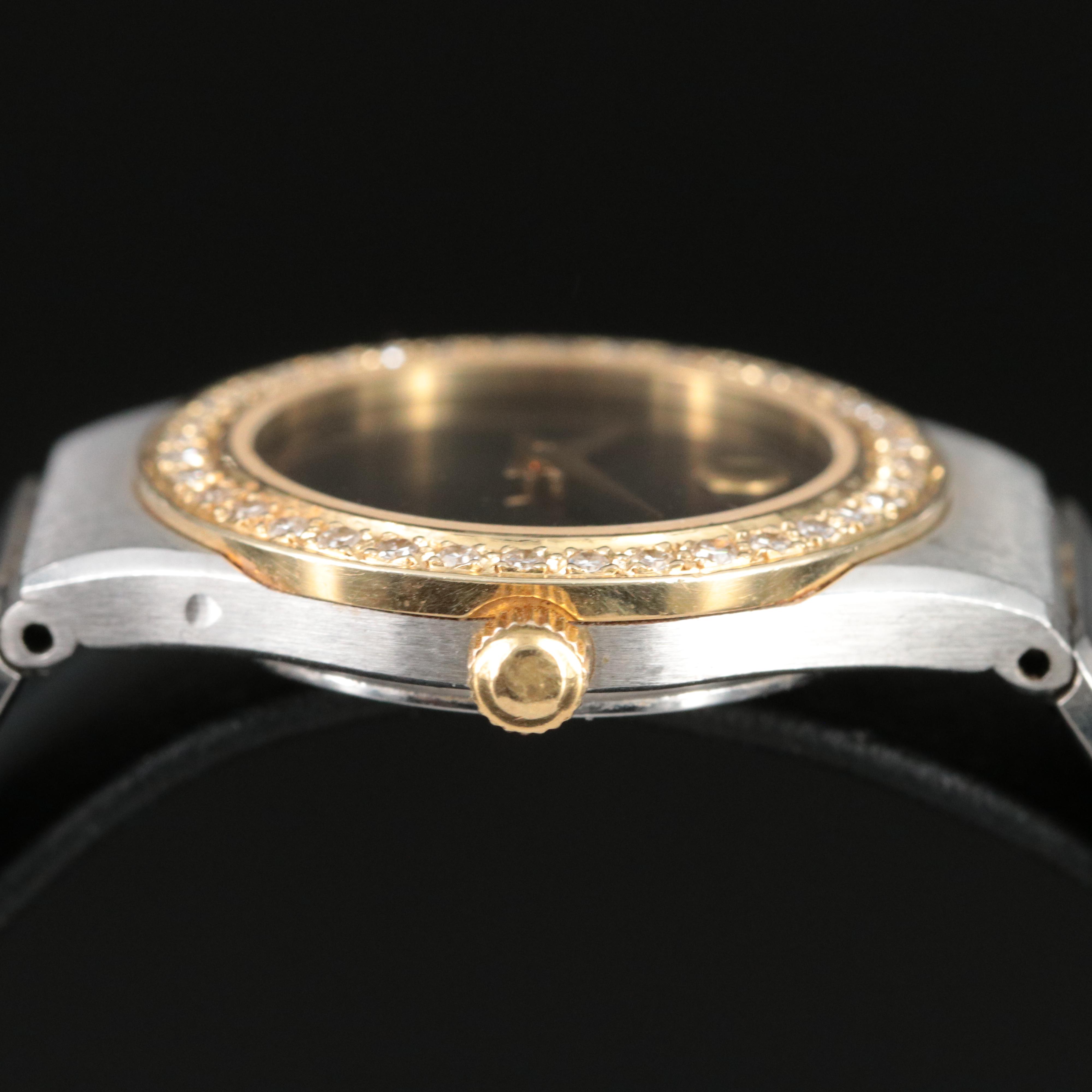 Movado Diamond Two-Tone Quartz Watch