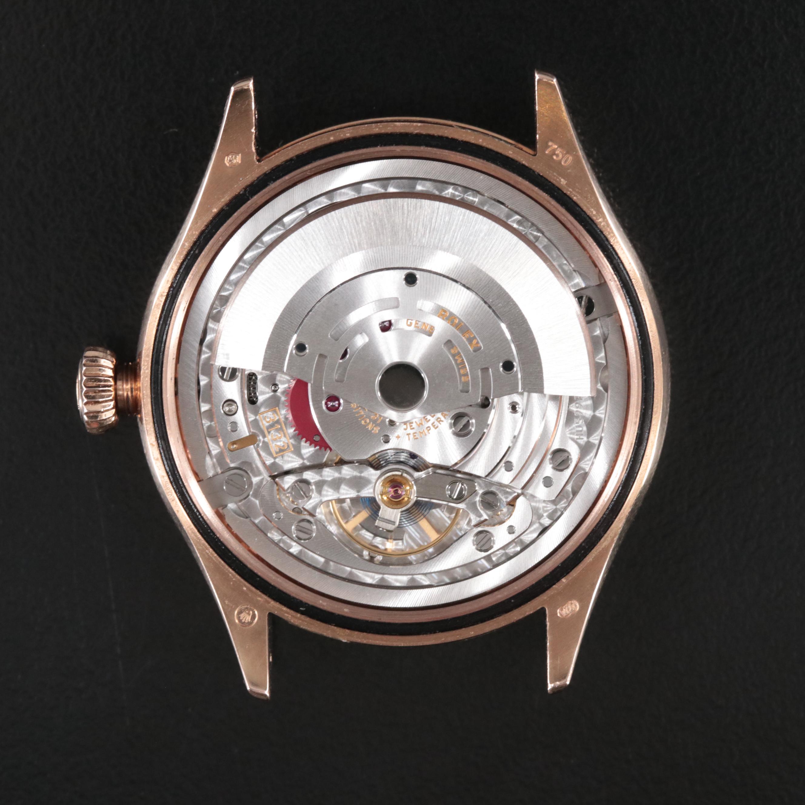 Rolex Cellini 50505 18K Rose Gold Automatic Watch