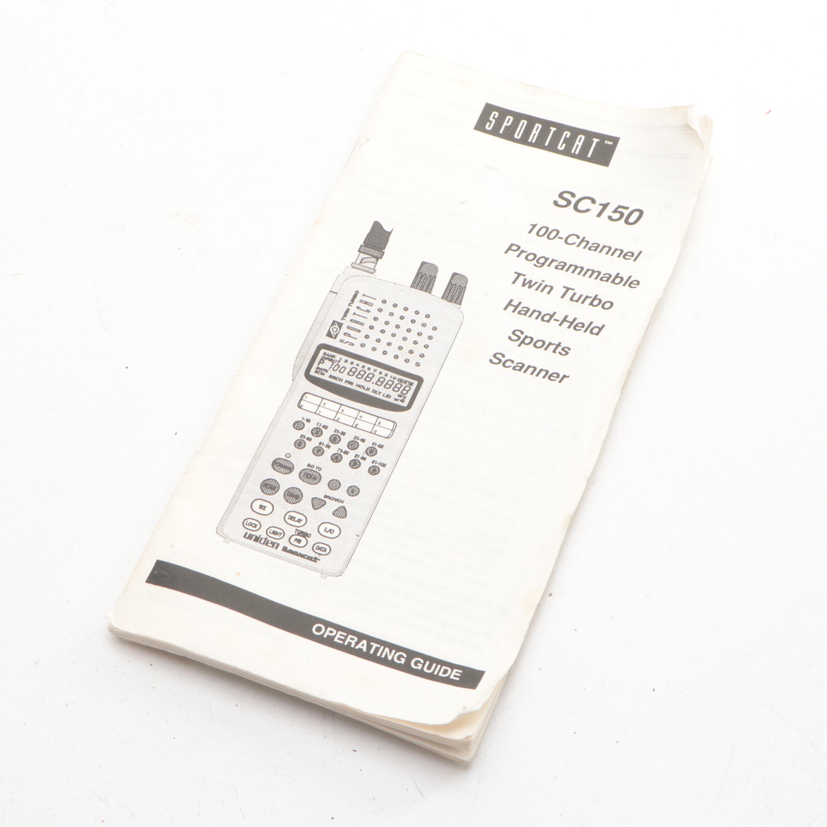 Sportcat SC150 Hand-Held Sports Scanner and Peltor Solution III Headphones