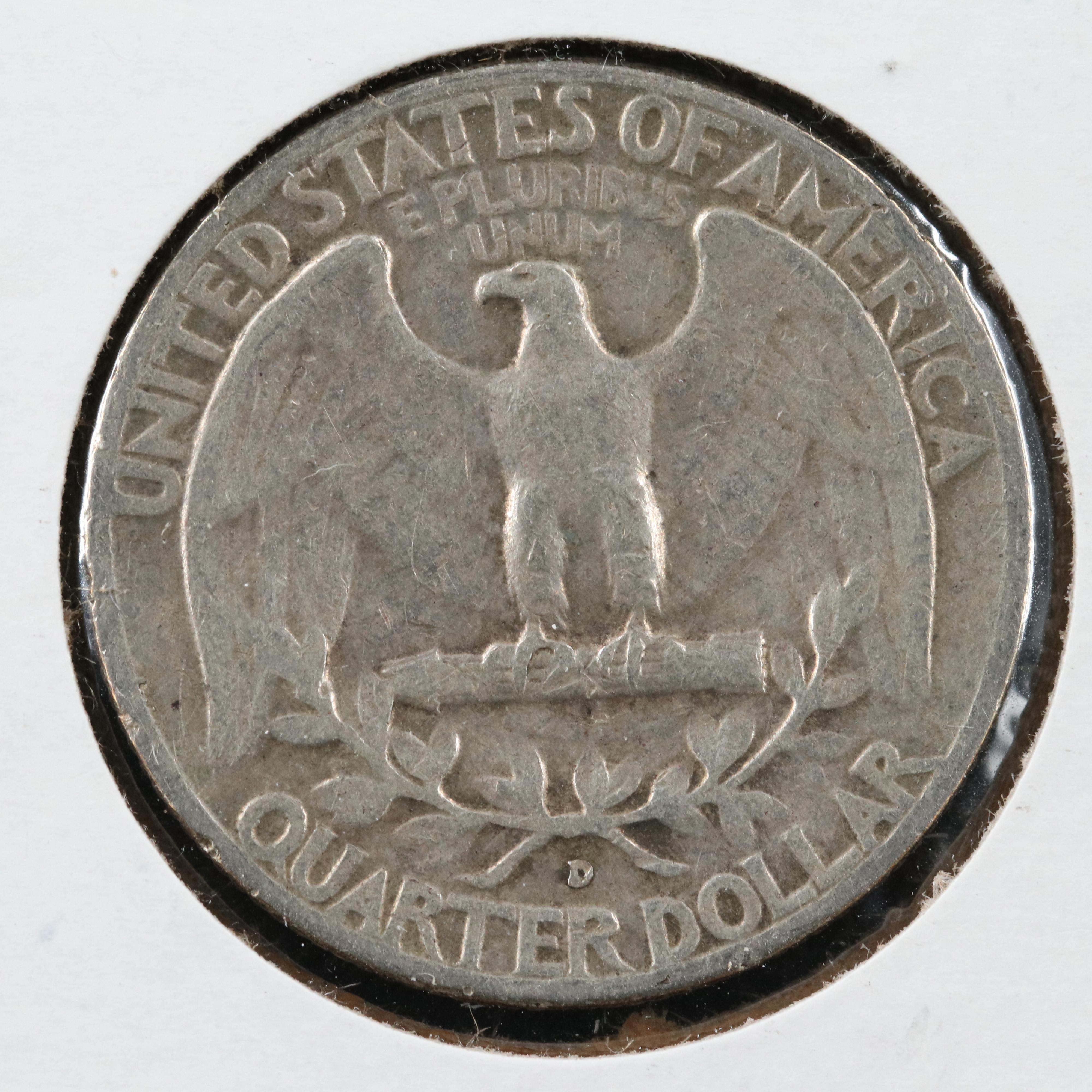 Forty George Washington Silver Quarters Ranging from 1944-1964