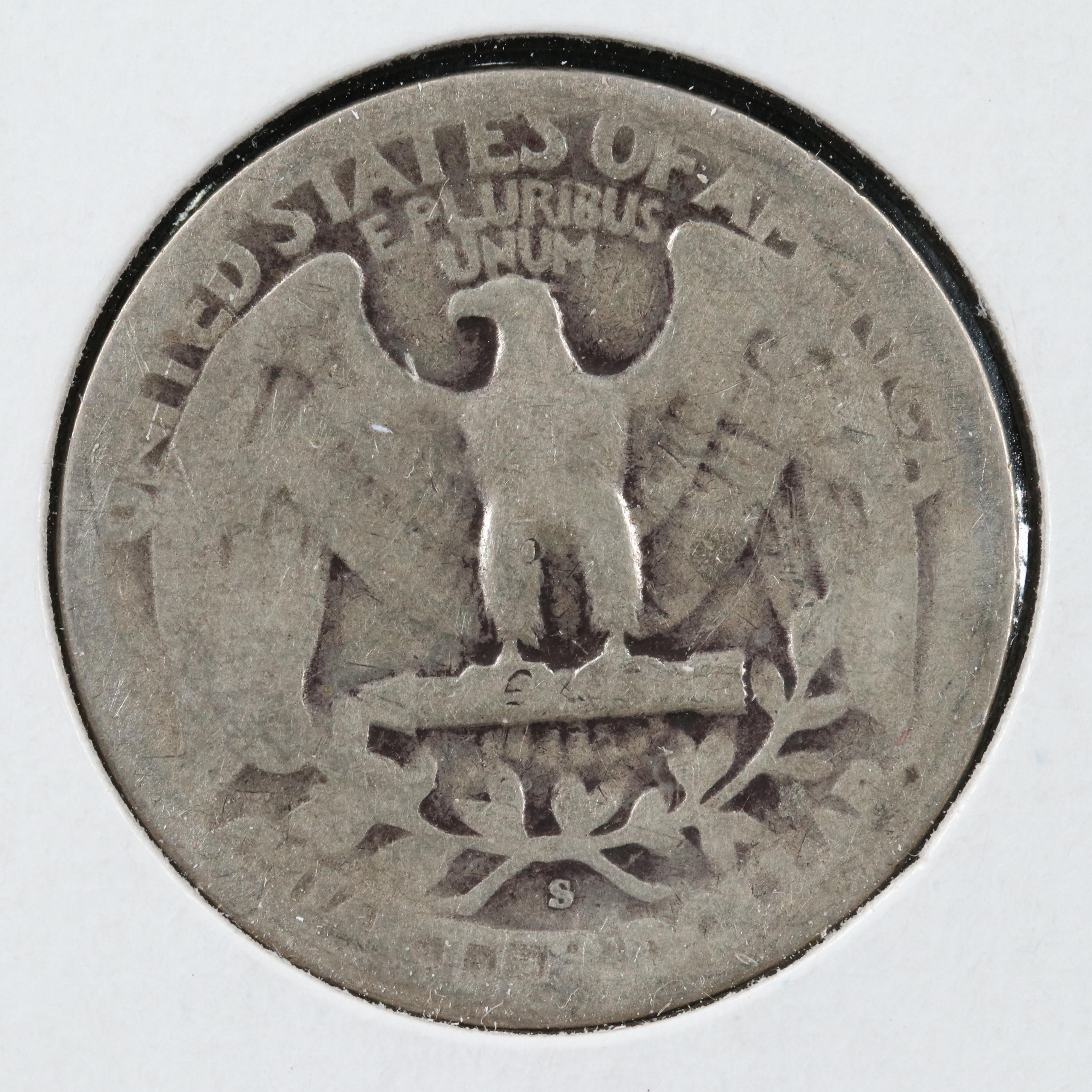 Forty George Washington Silver Quarters Ranging from 1944-1964