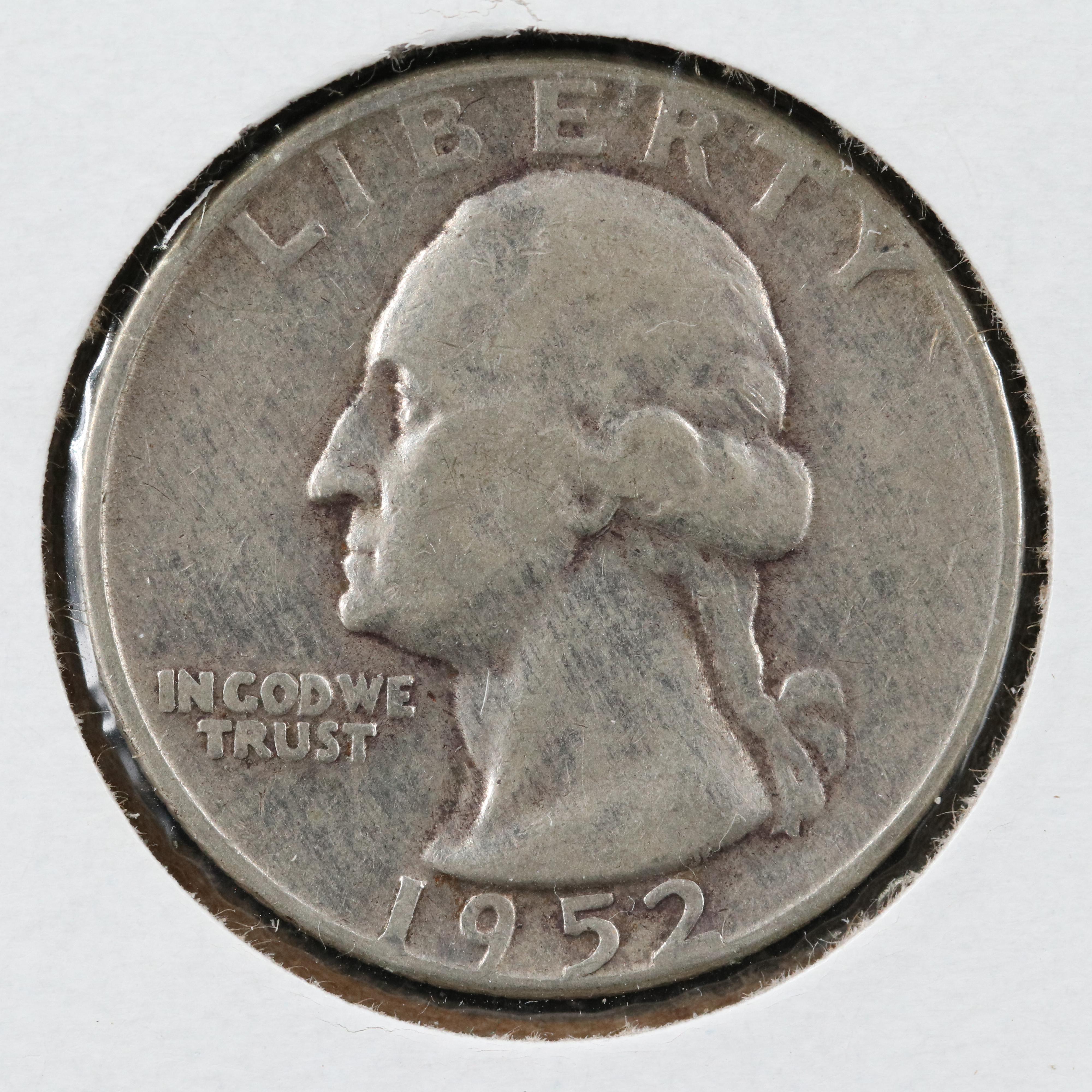 Forty George Washington Silver Quarters Ranging from 1944-1964