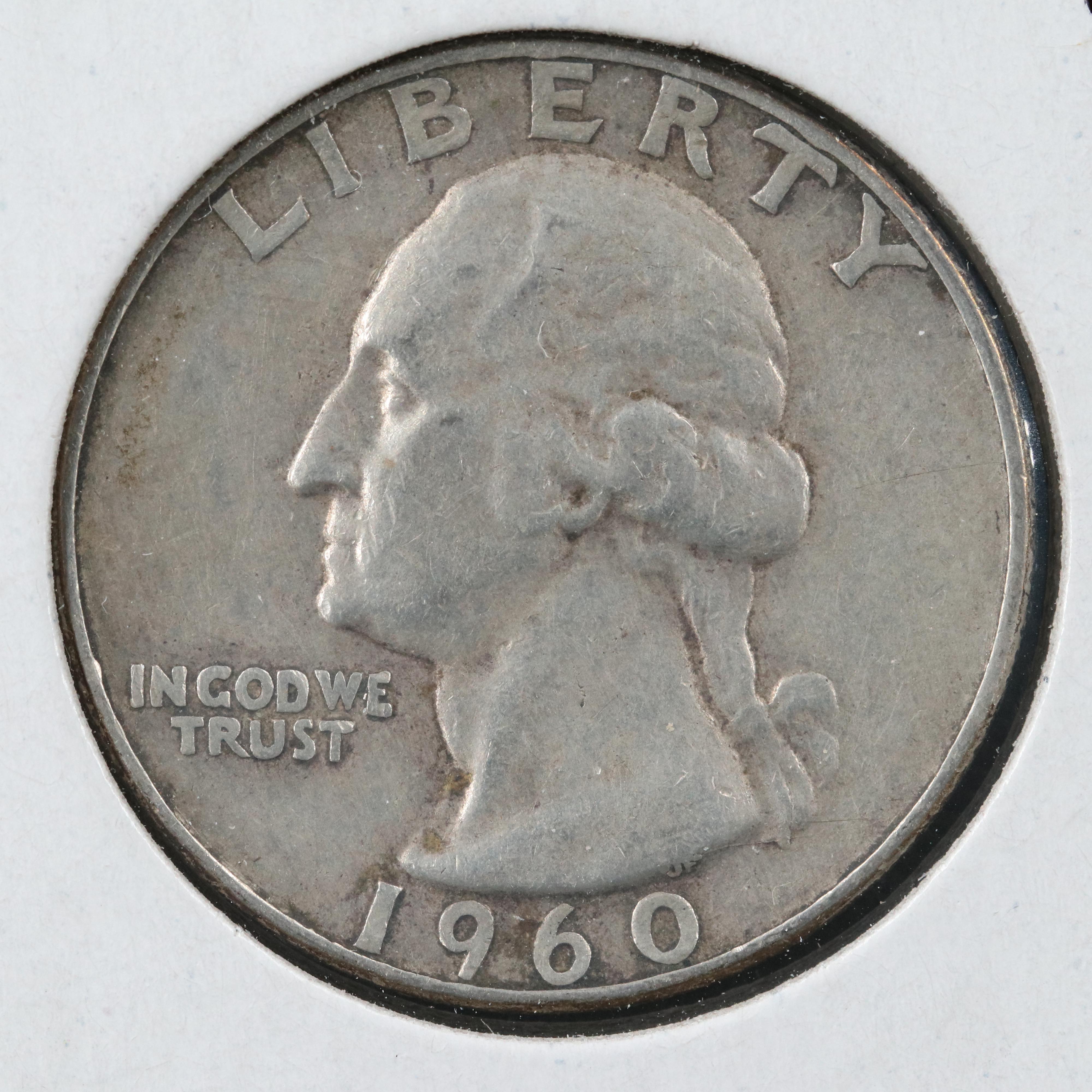 Forty George Washington Silver Quarters Ranging from 1944-1964