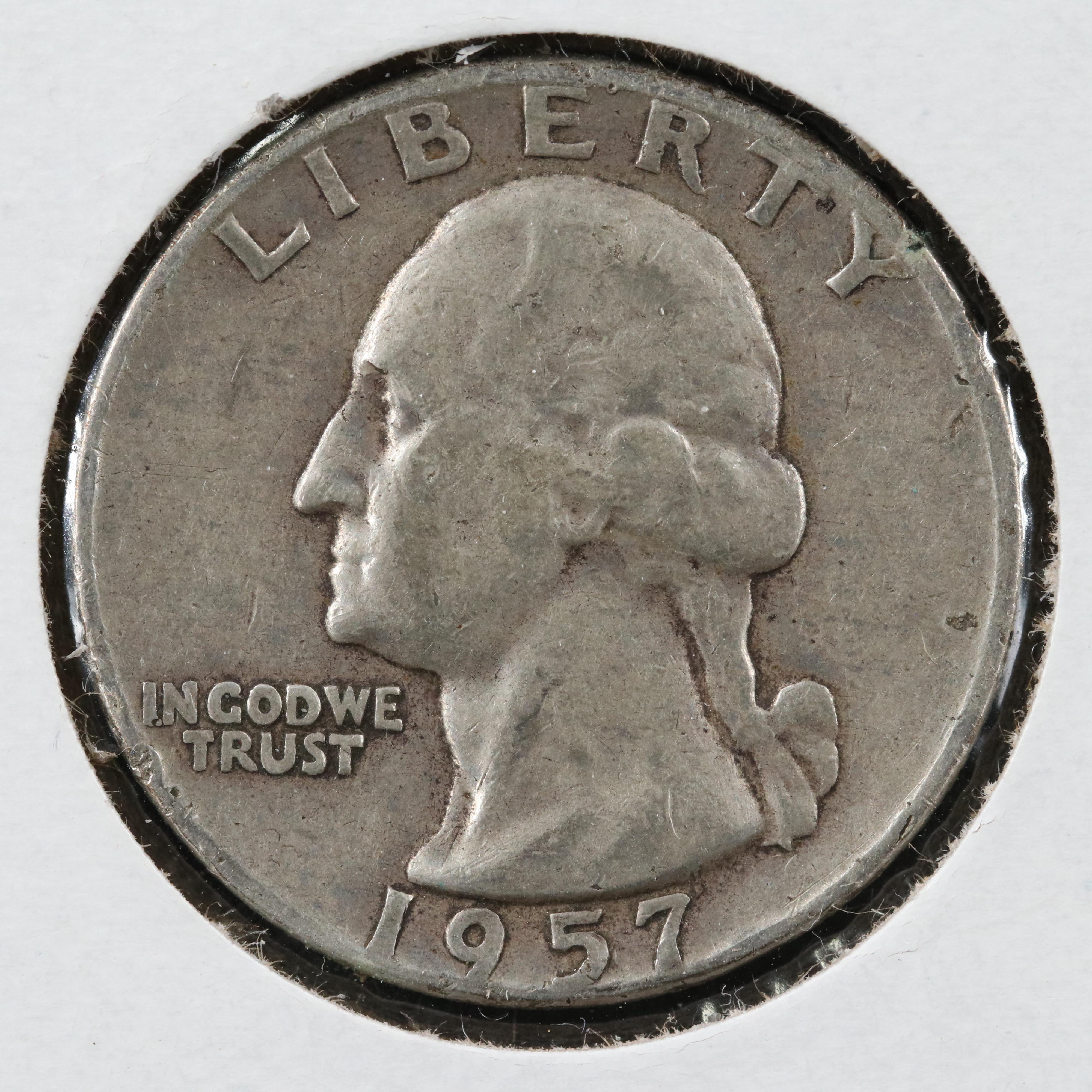 Forty George Washington Silver Quarters Ranging from 1944-1964