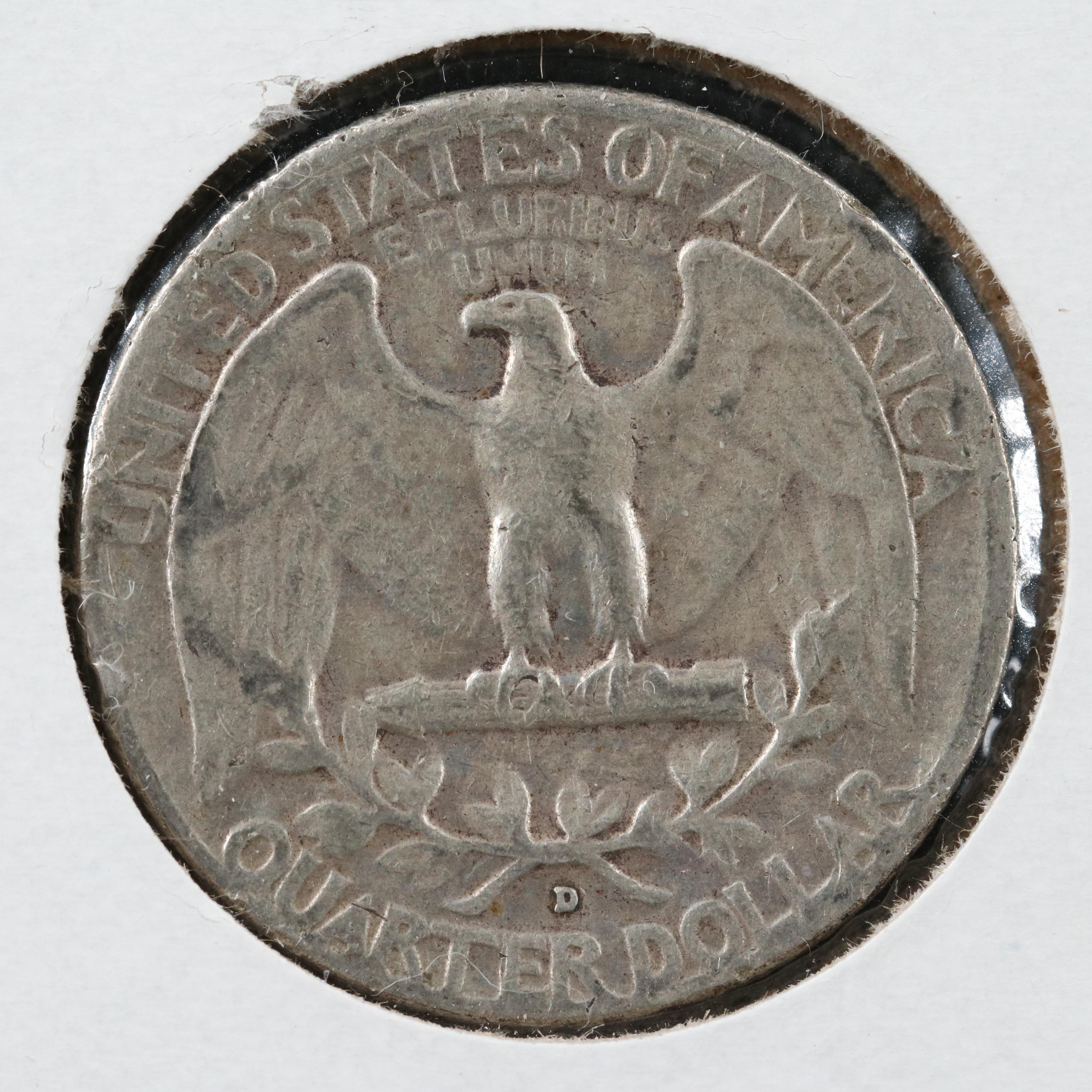 Forty George Washington Silver Quarters Ranging from 1944-1964