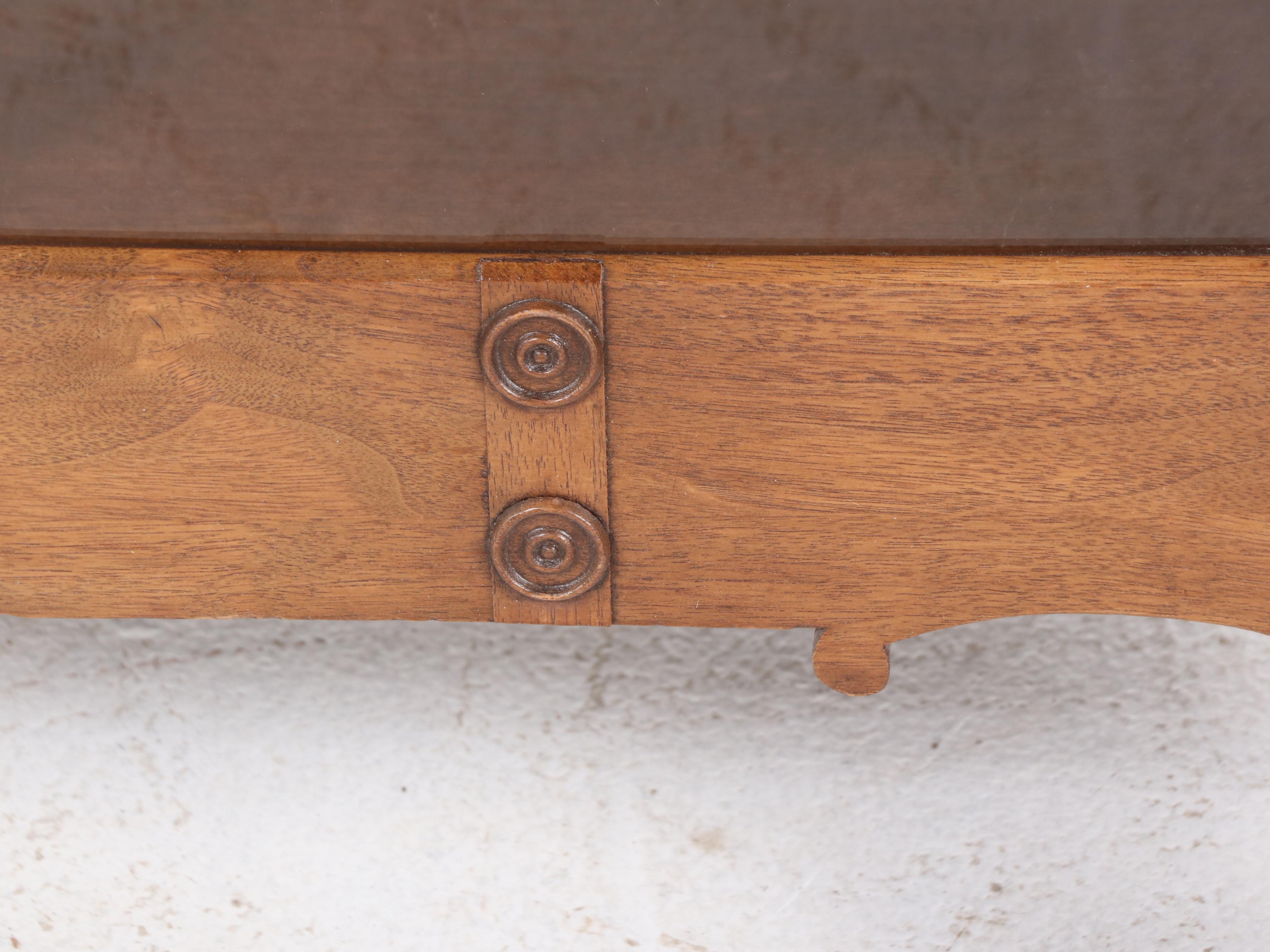 F. S. Kelly Furniture Co. Wooden China Cabinet, Early to Mid-20th Century