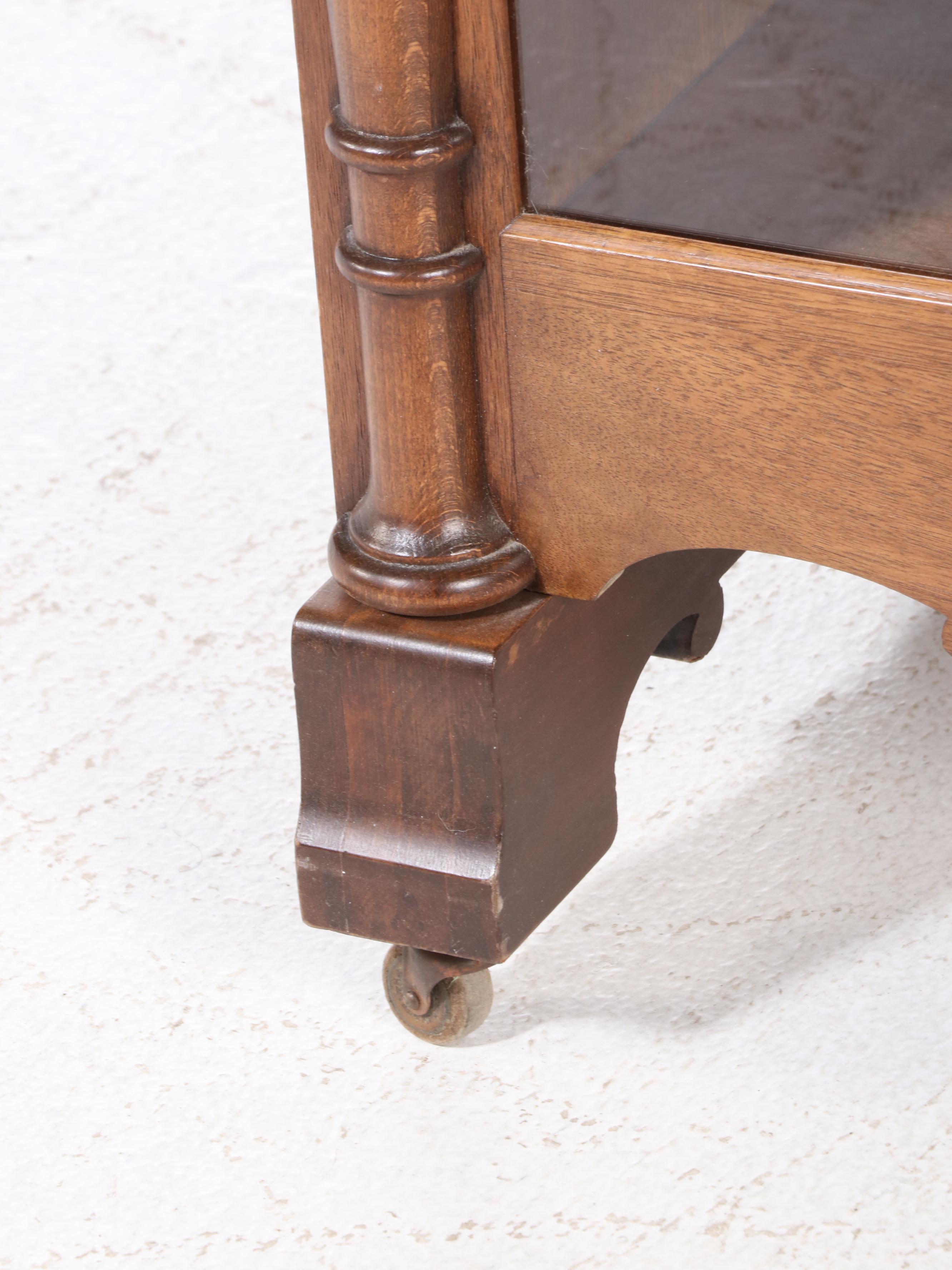 F. S. Kelly Furniture Co. Wooden China Cabinet, Early to Mid-20th Century