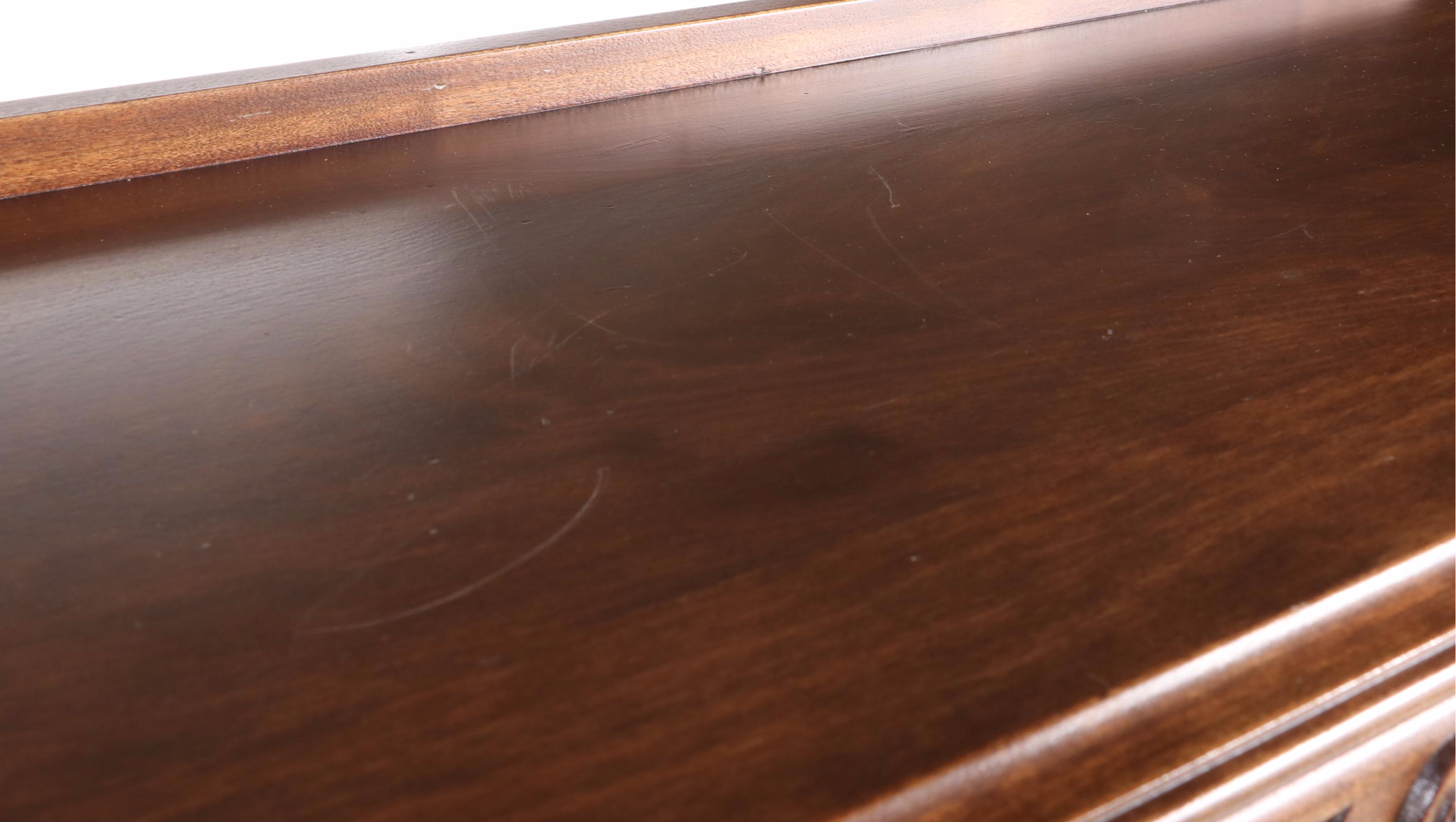 F. S. Kelly Furniture Co. Wooden China Cabinet, Early to Mid-20th Century