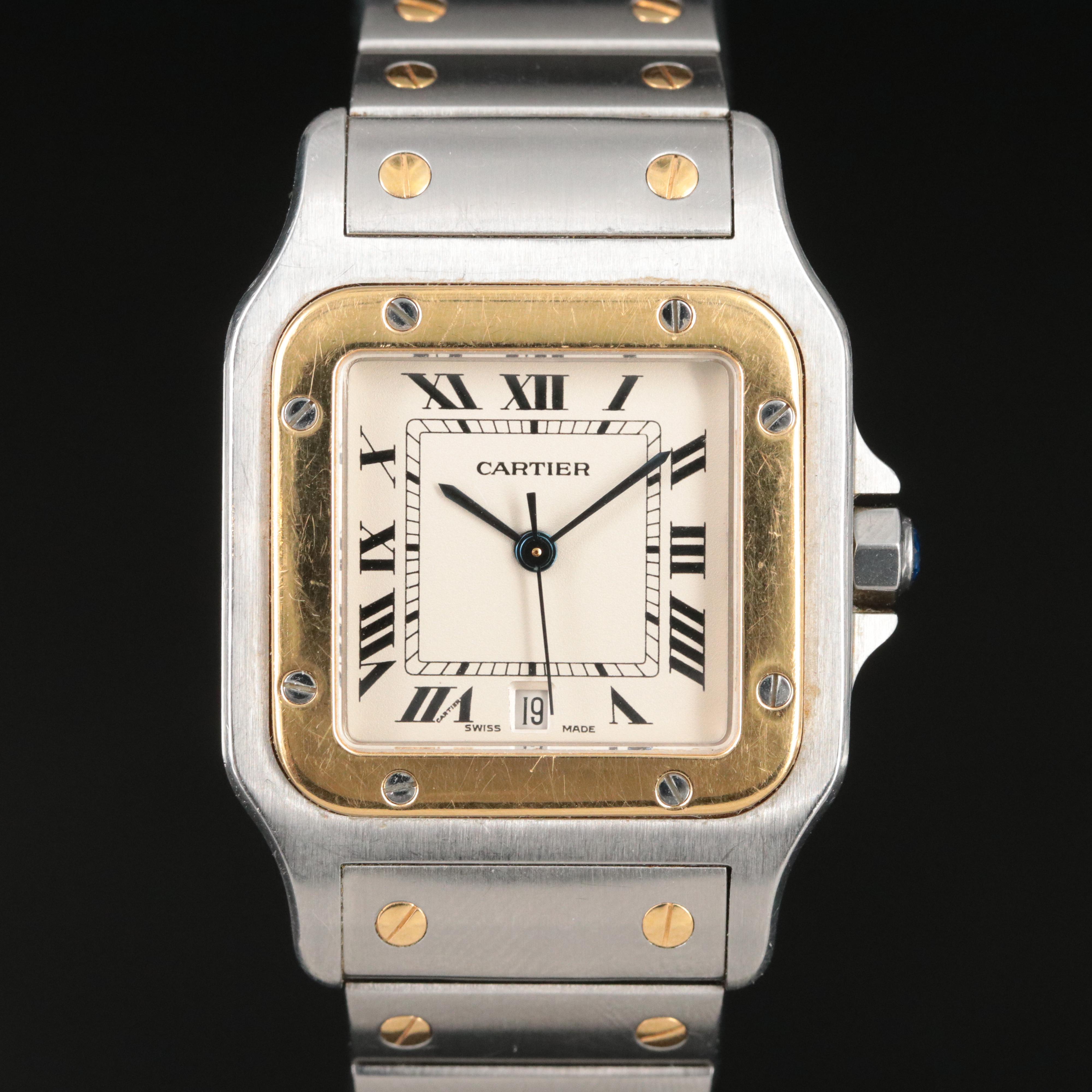 Cartier Santos Galbee Date Quartz Watch