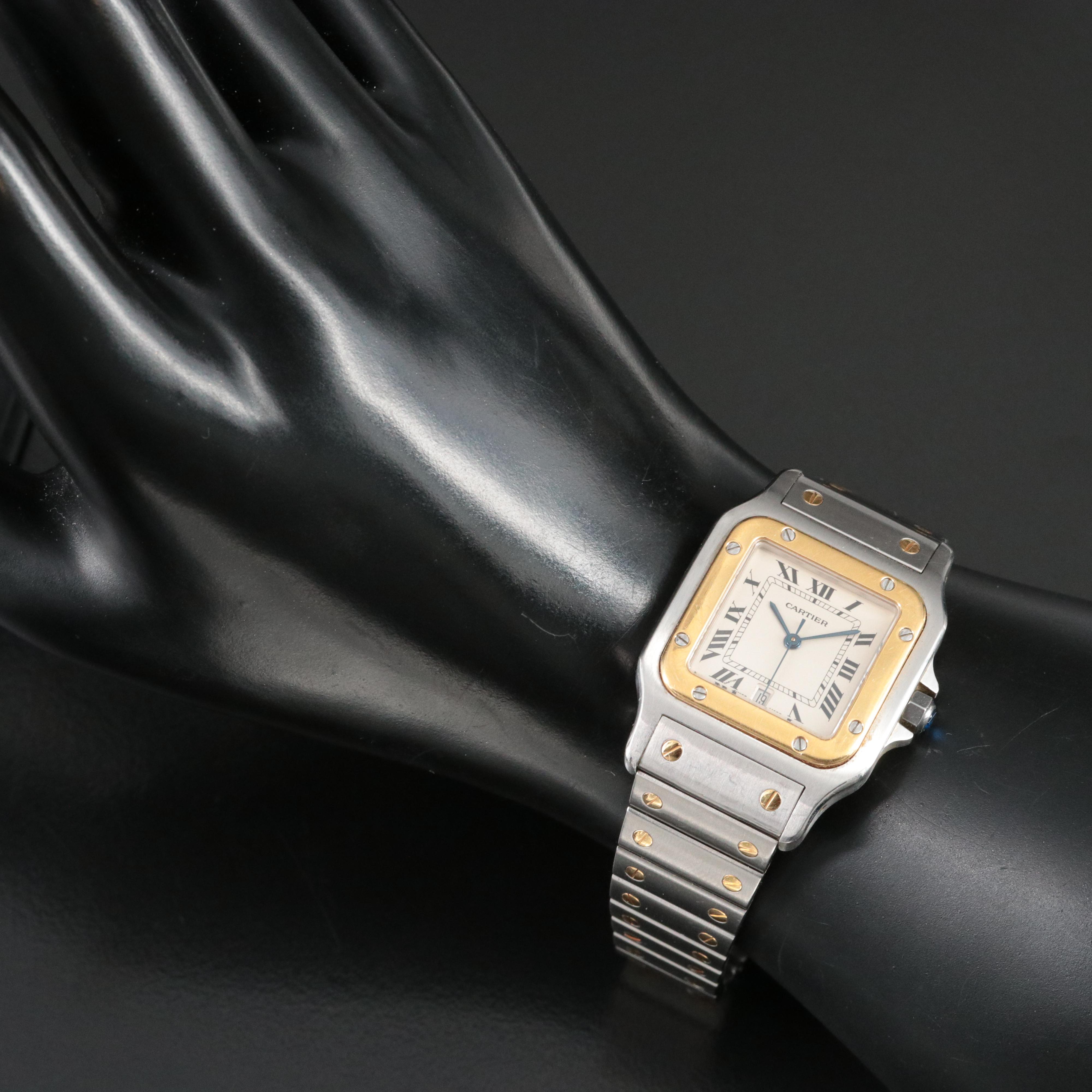 Cartier Santos Galbee Date Quartz Watch