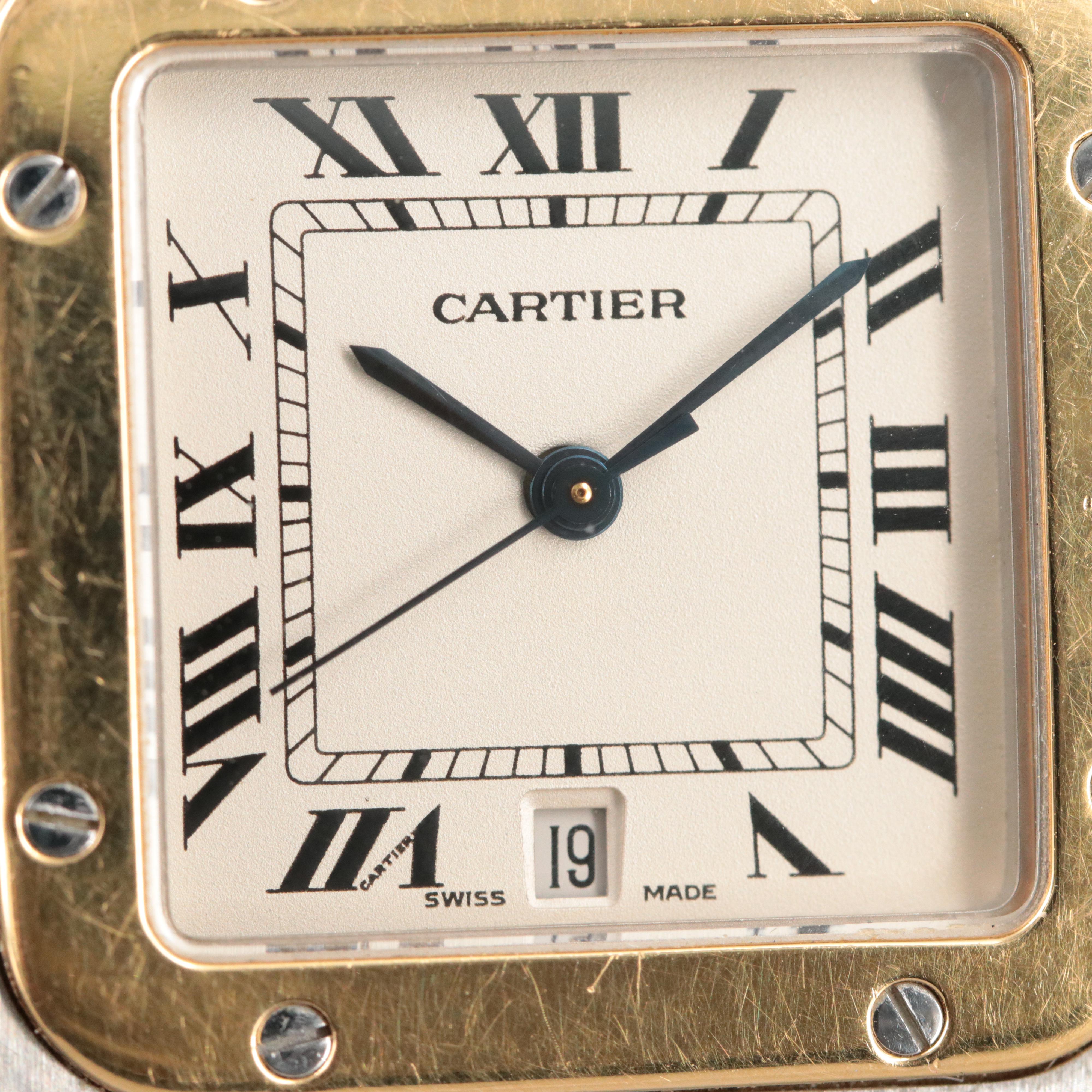 Cartier Santos Galbee Date Quartz Watch