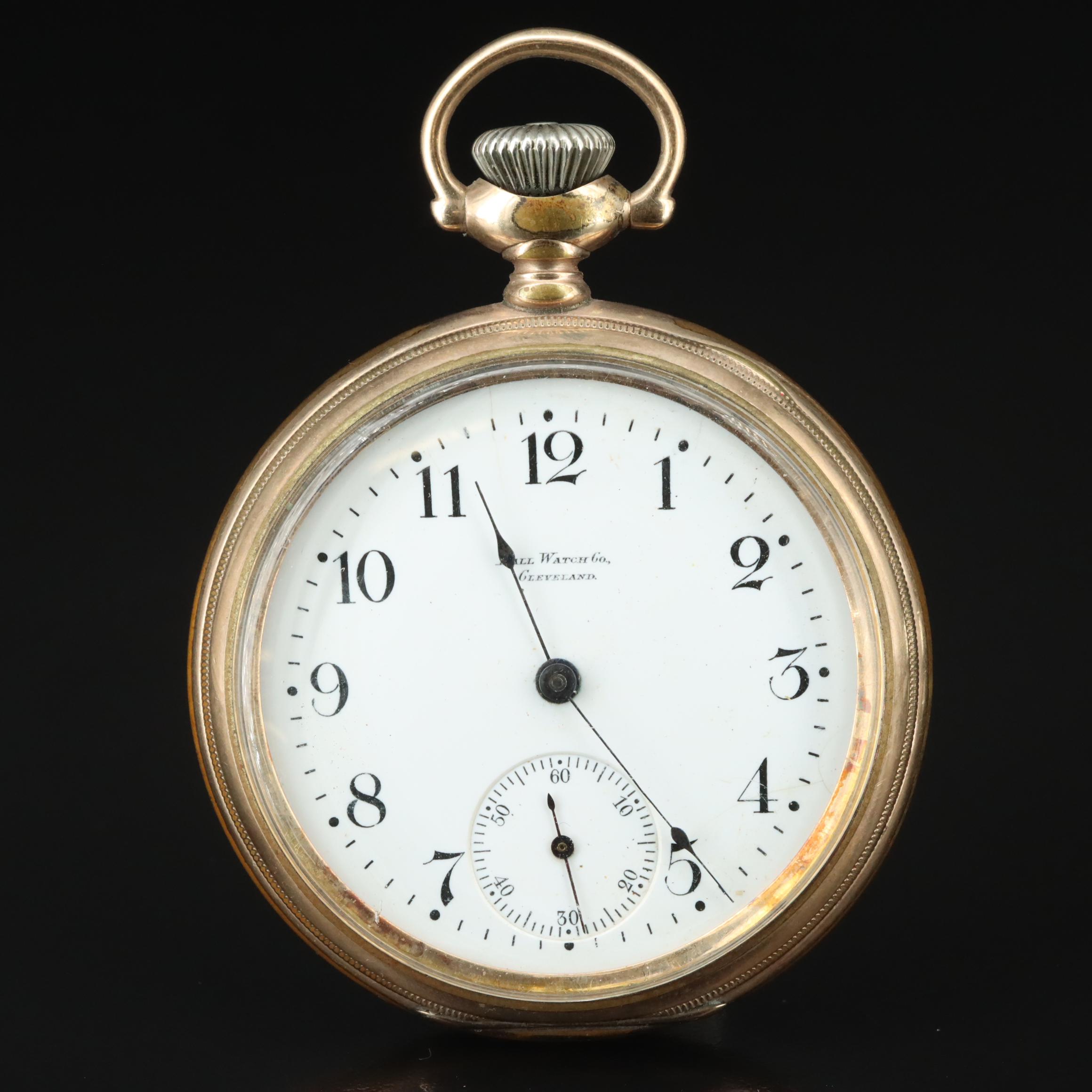 1901 Ball Watch Co. Gold-Filled Pocket Watch
