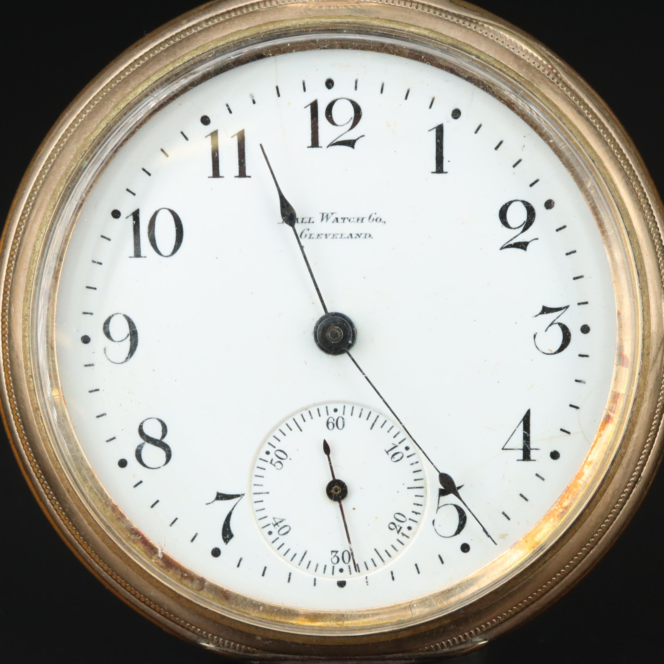 1901 Ball Watch Co. Gold-Filled Pocket Watch