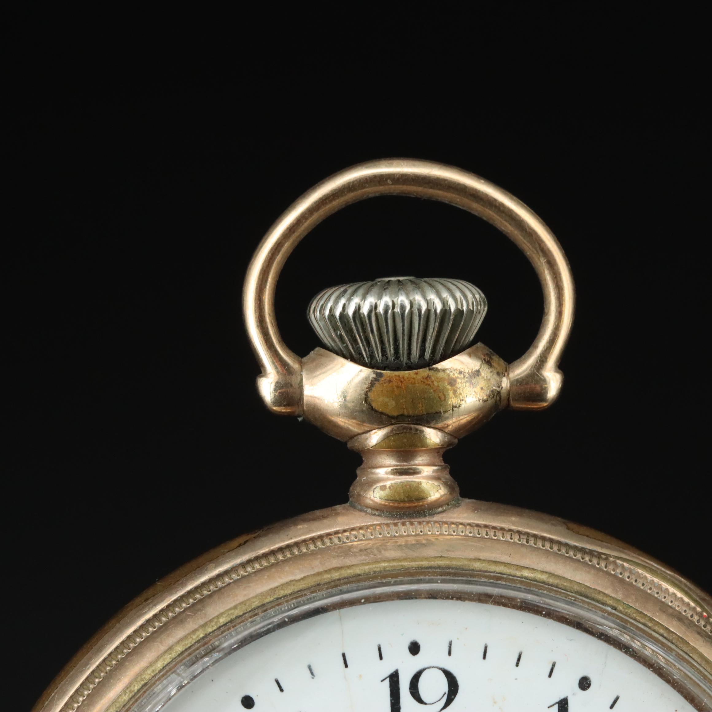 1901 Ball Watch Co. Gold-Filled Pocket Watch