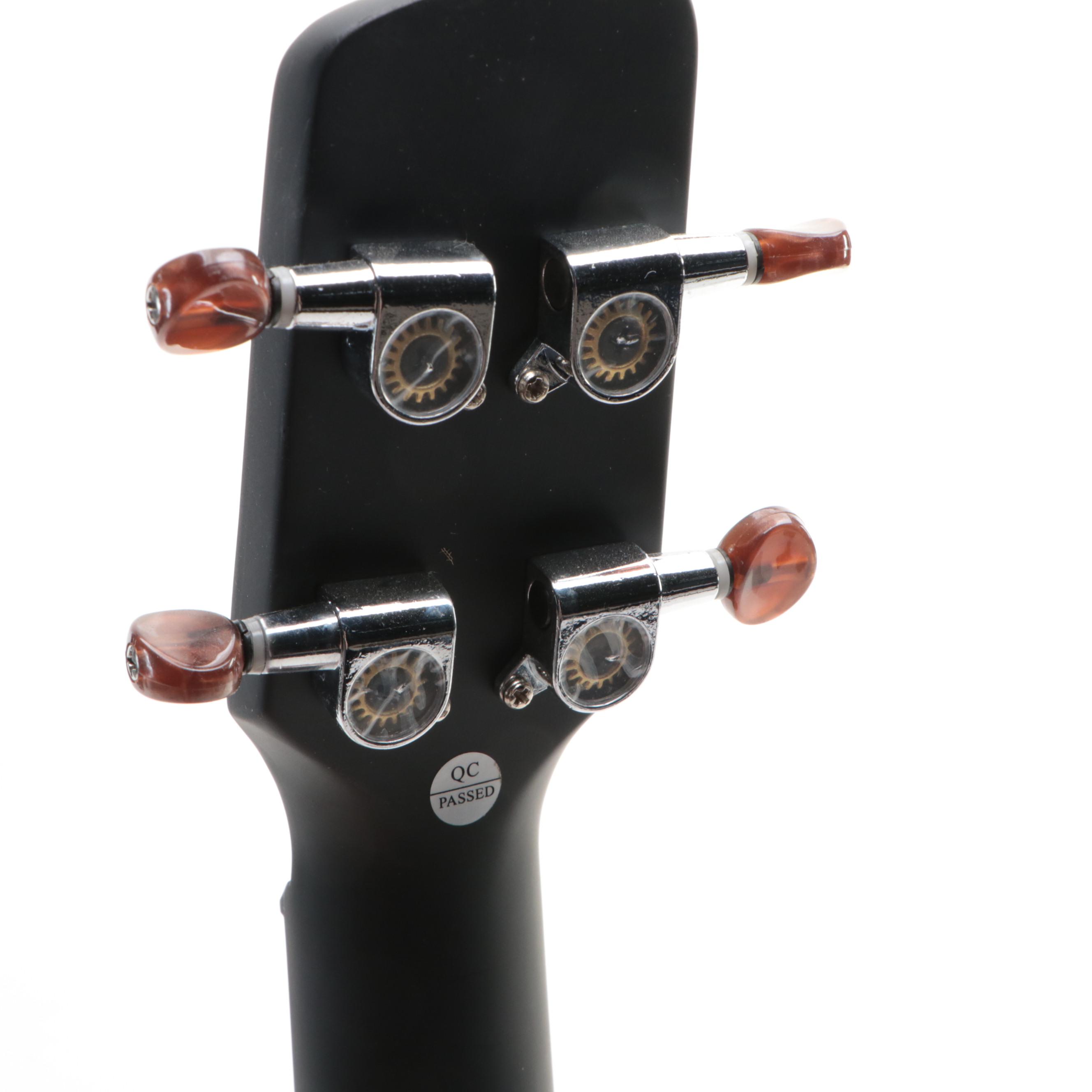 Donner Matte Black Ukulele