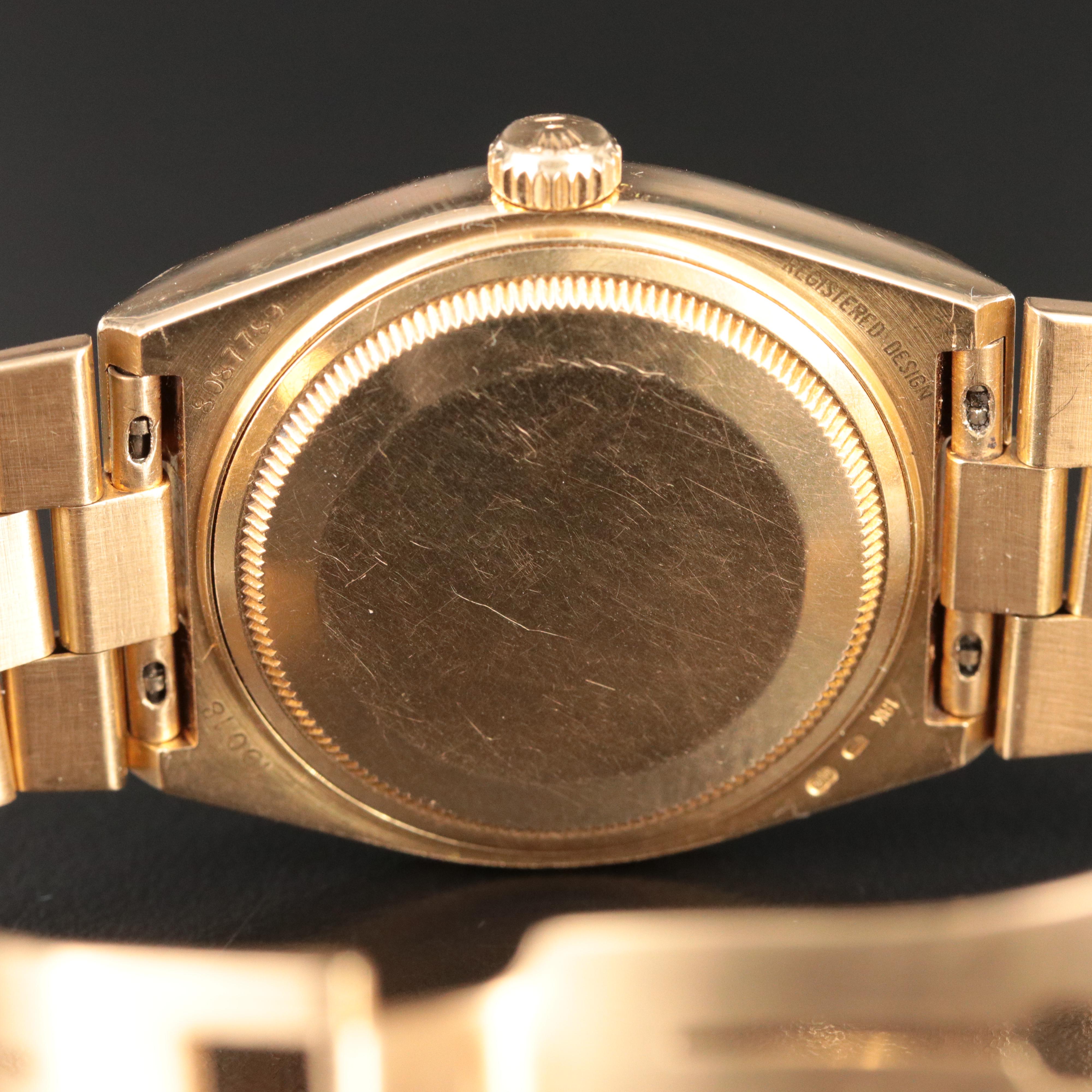 1983 Rolex Custom Diamond Dial OysterQuartz Day-Date Watch