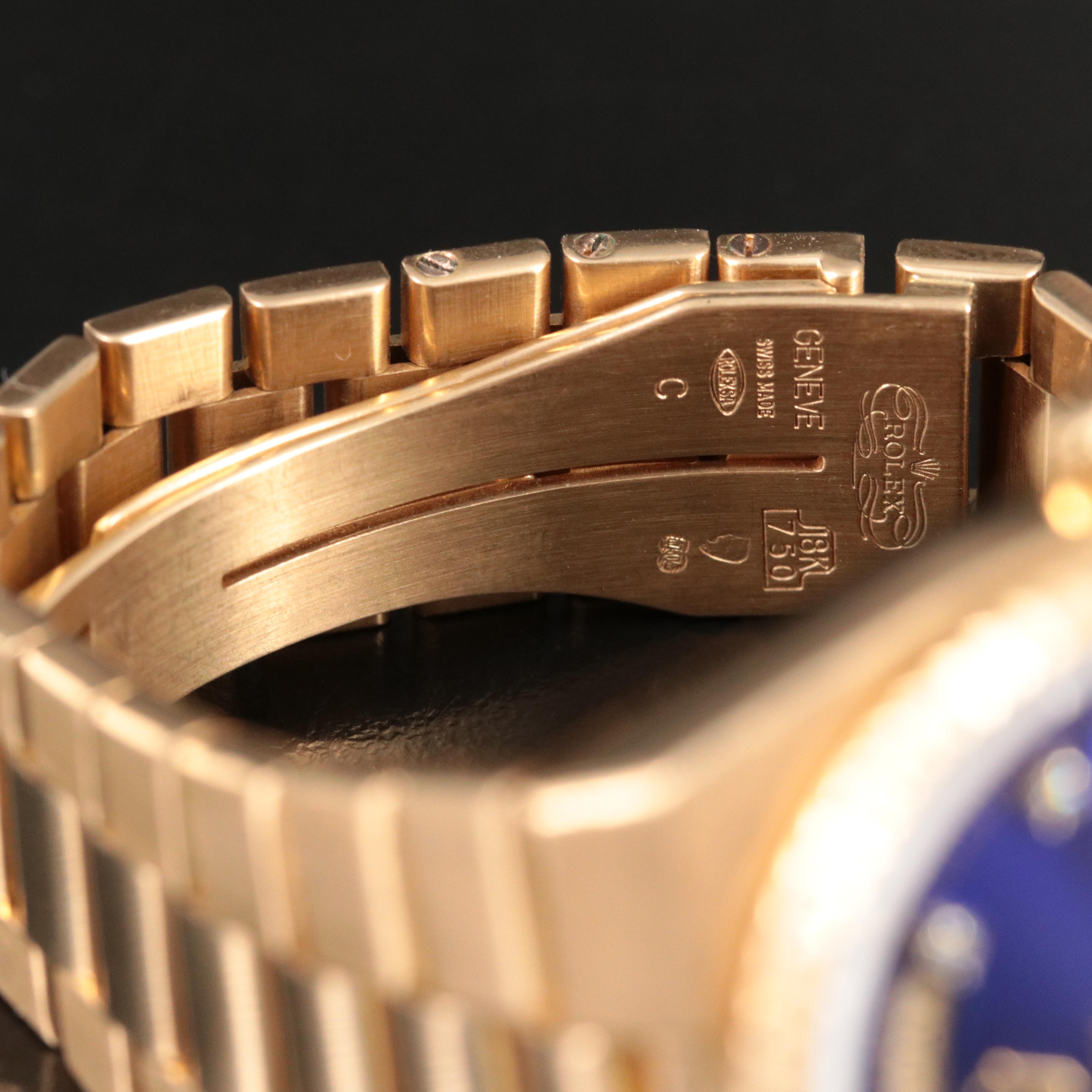 1983 Rolex Custom Diamond Dial OysterQuartz Day-Date Watch