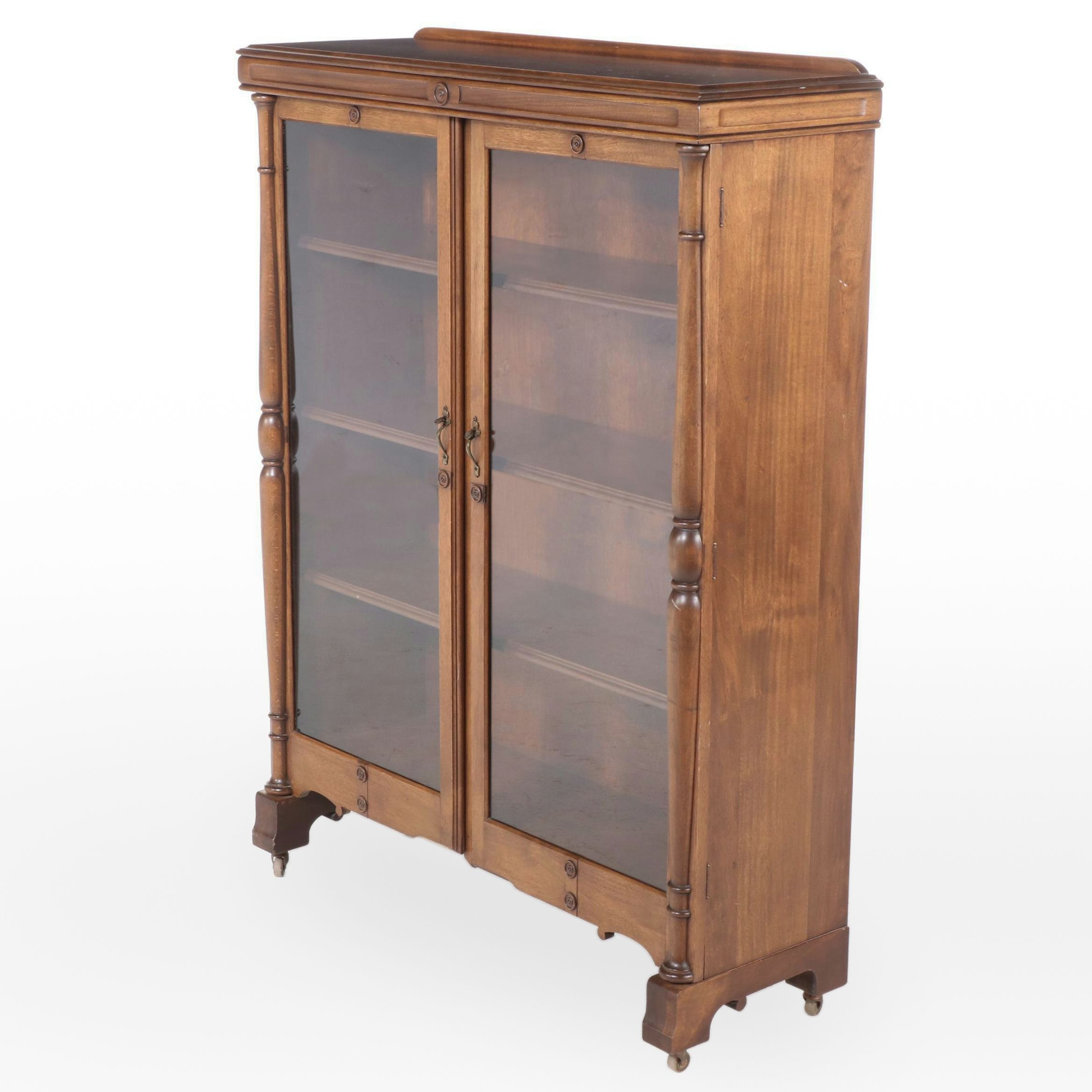 F. S. Kelly Furniture Co. Wooden China Cabinet, Early to Mid-20th Century