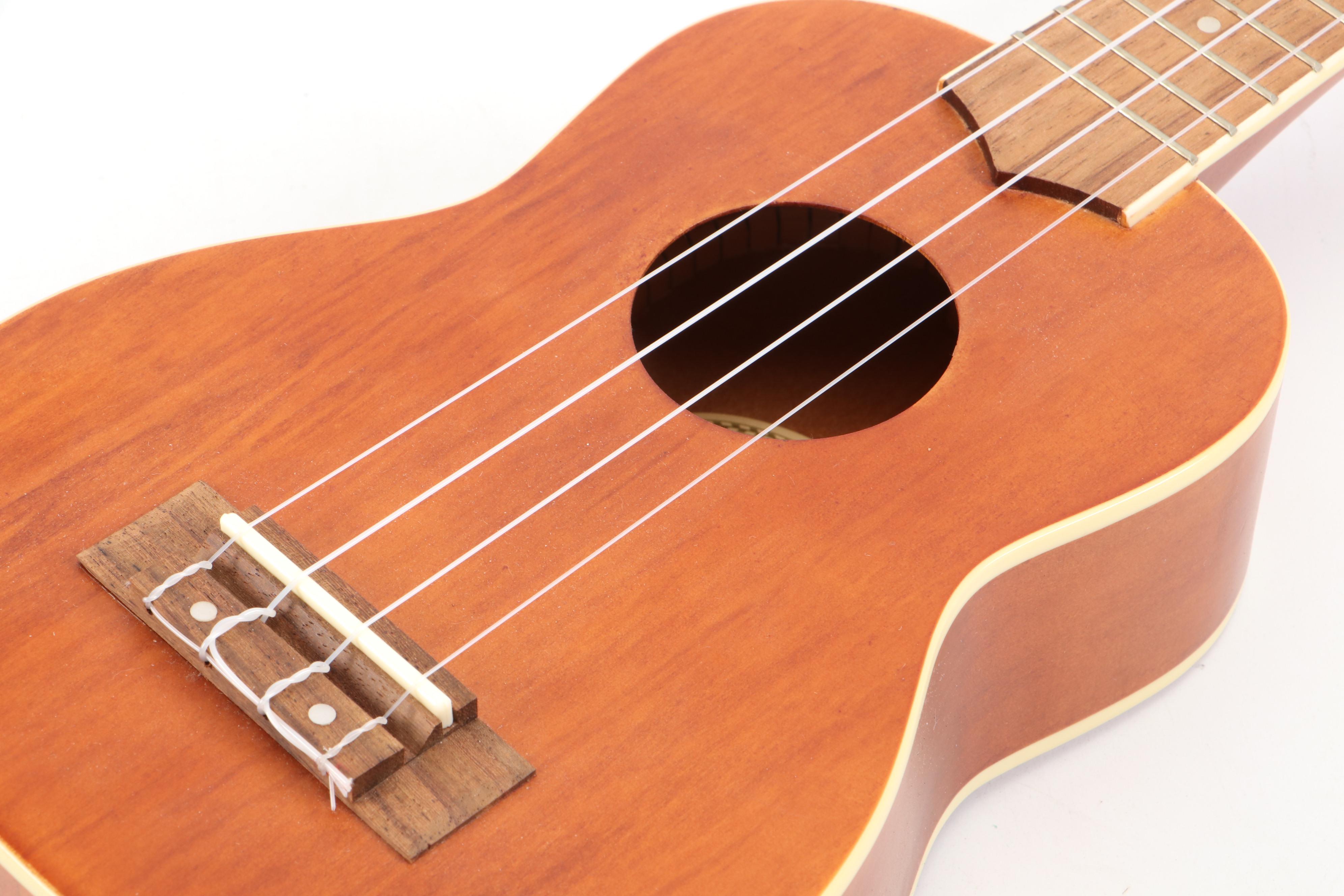 Woodnote Wood Soprano Ukulele with Michelle Wood Ukulele