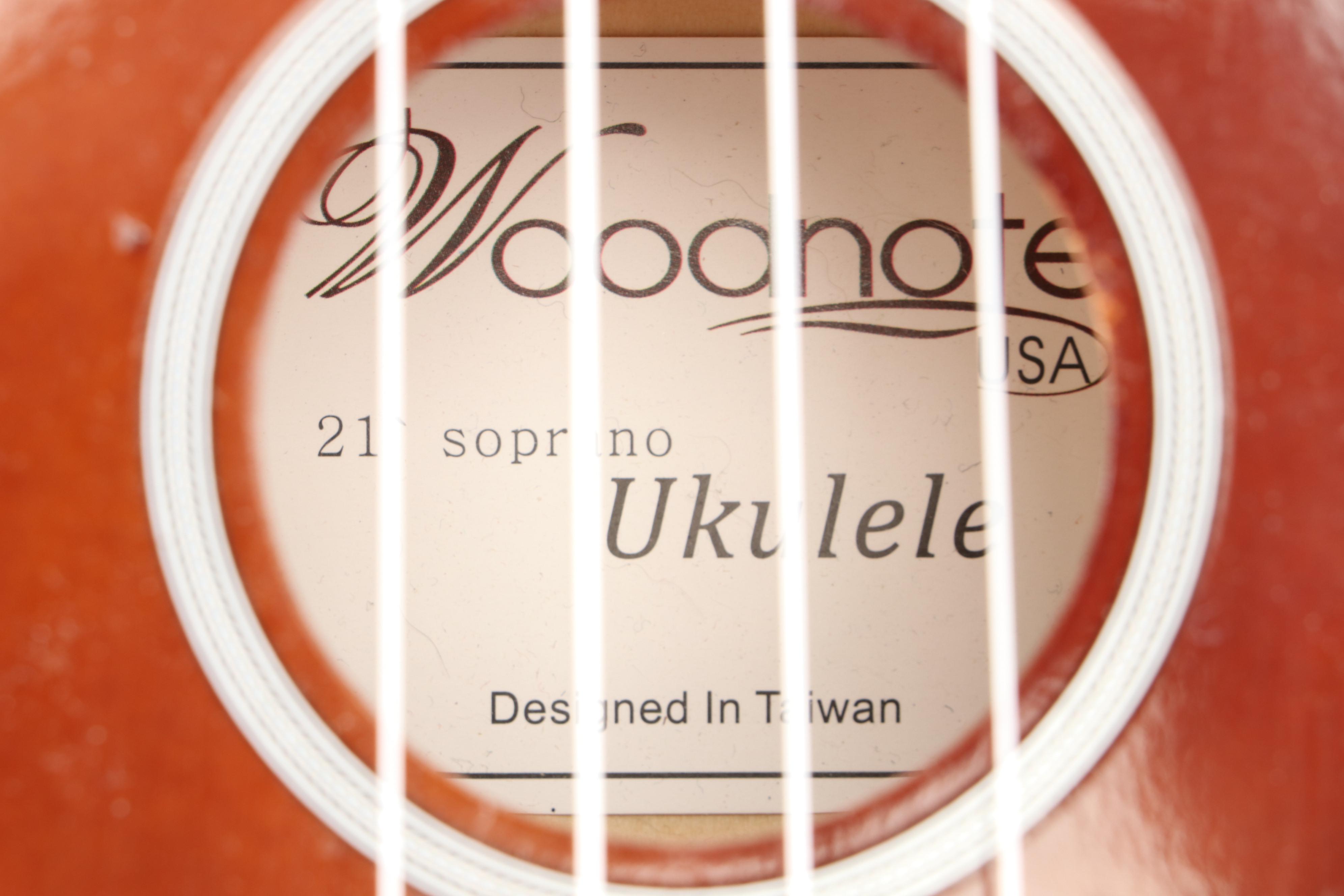 Woodnote Wood Soprano Ukulele with Michelle Wood Ukulele