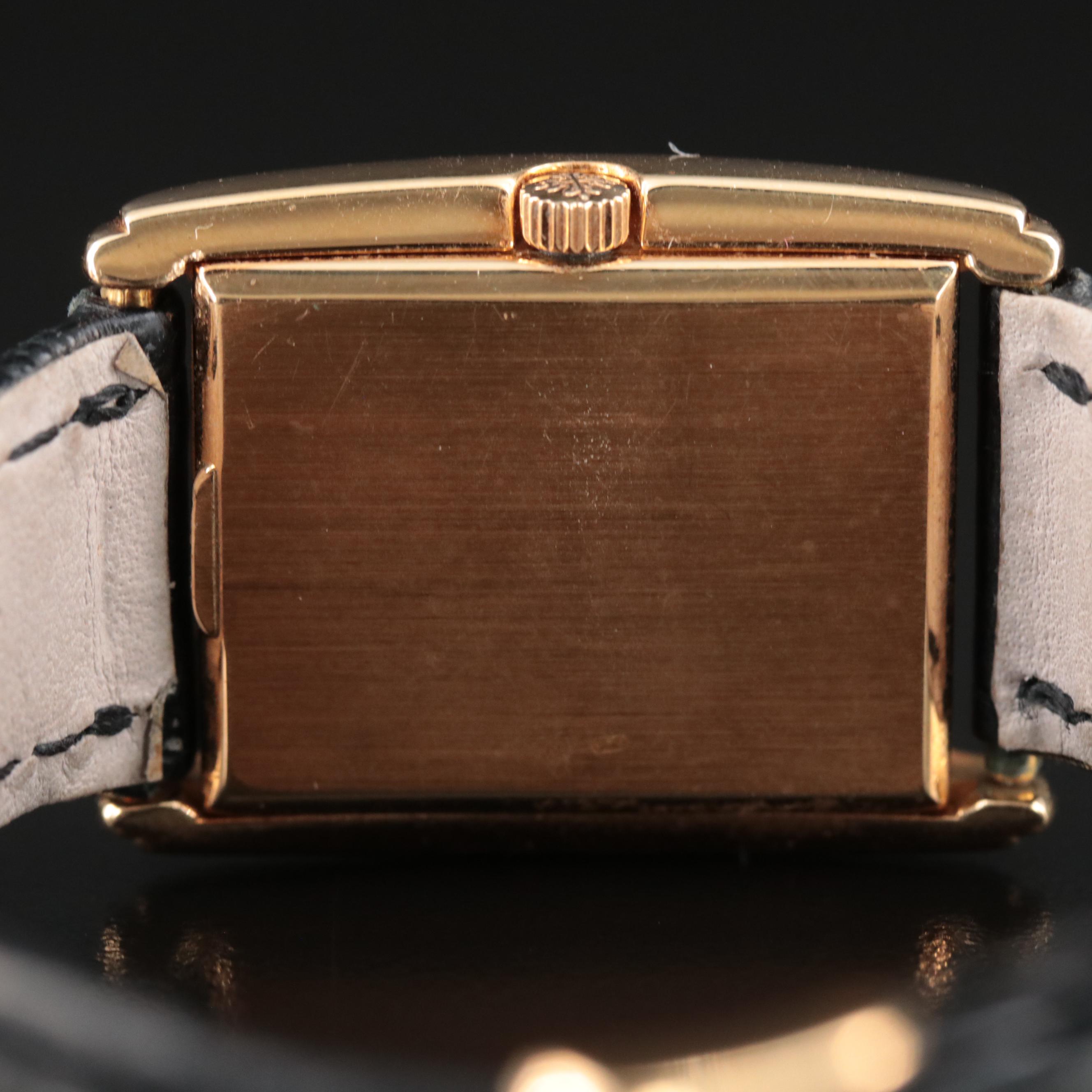 Patek Philippe Custom Diamond Set 18K Gold Watch