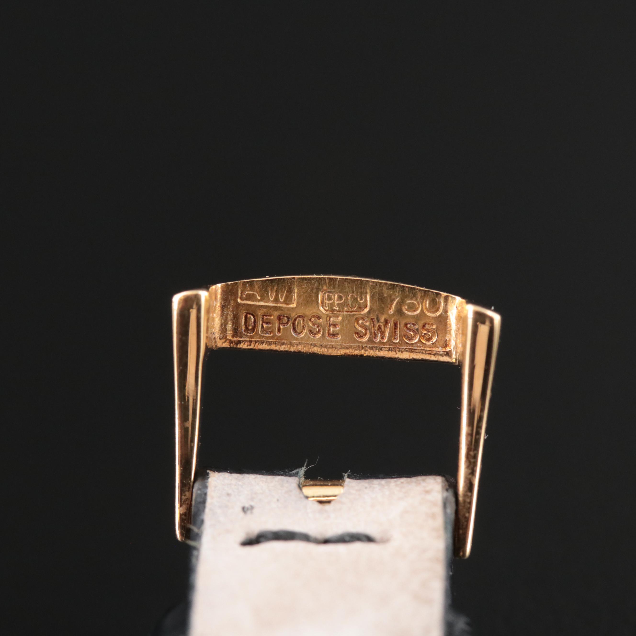 Patek Philippe Custom Diamond Set 18K Gold Watch