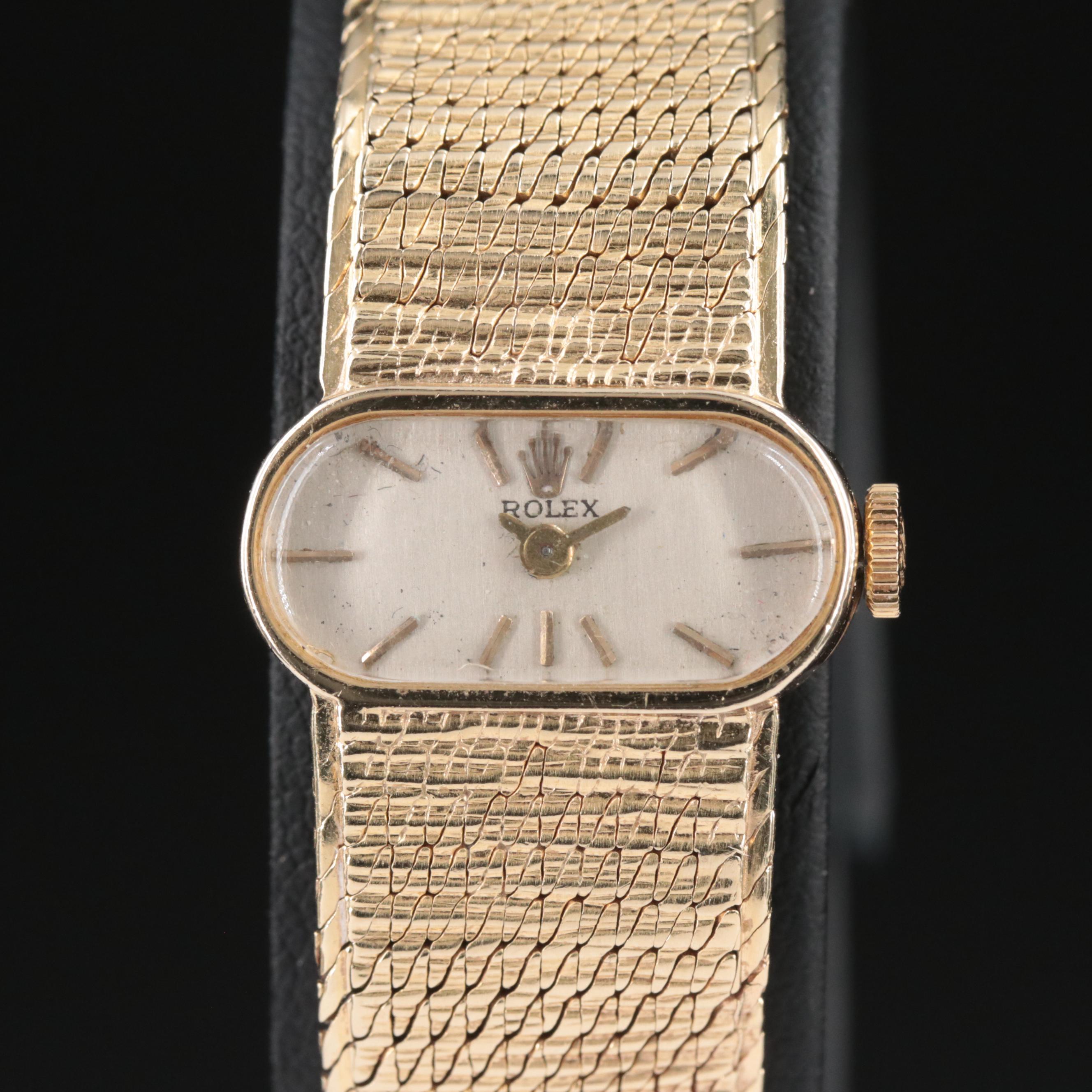 Vintage Rolex 14K Gold Cocktail Watch