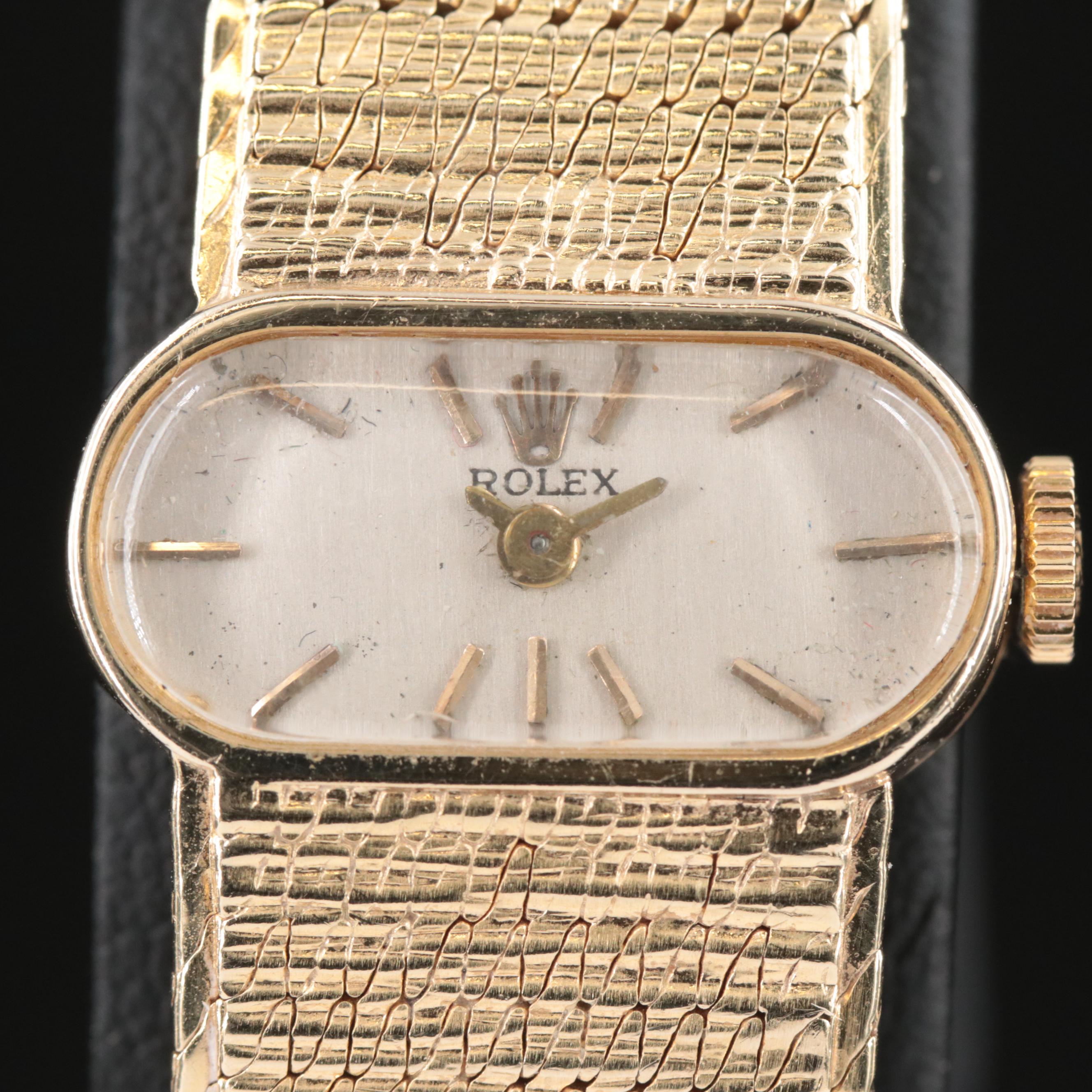 Vintage Rolex 14K Gold Cocktail Watch