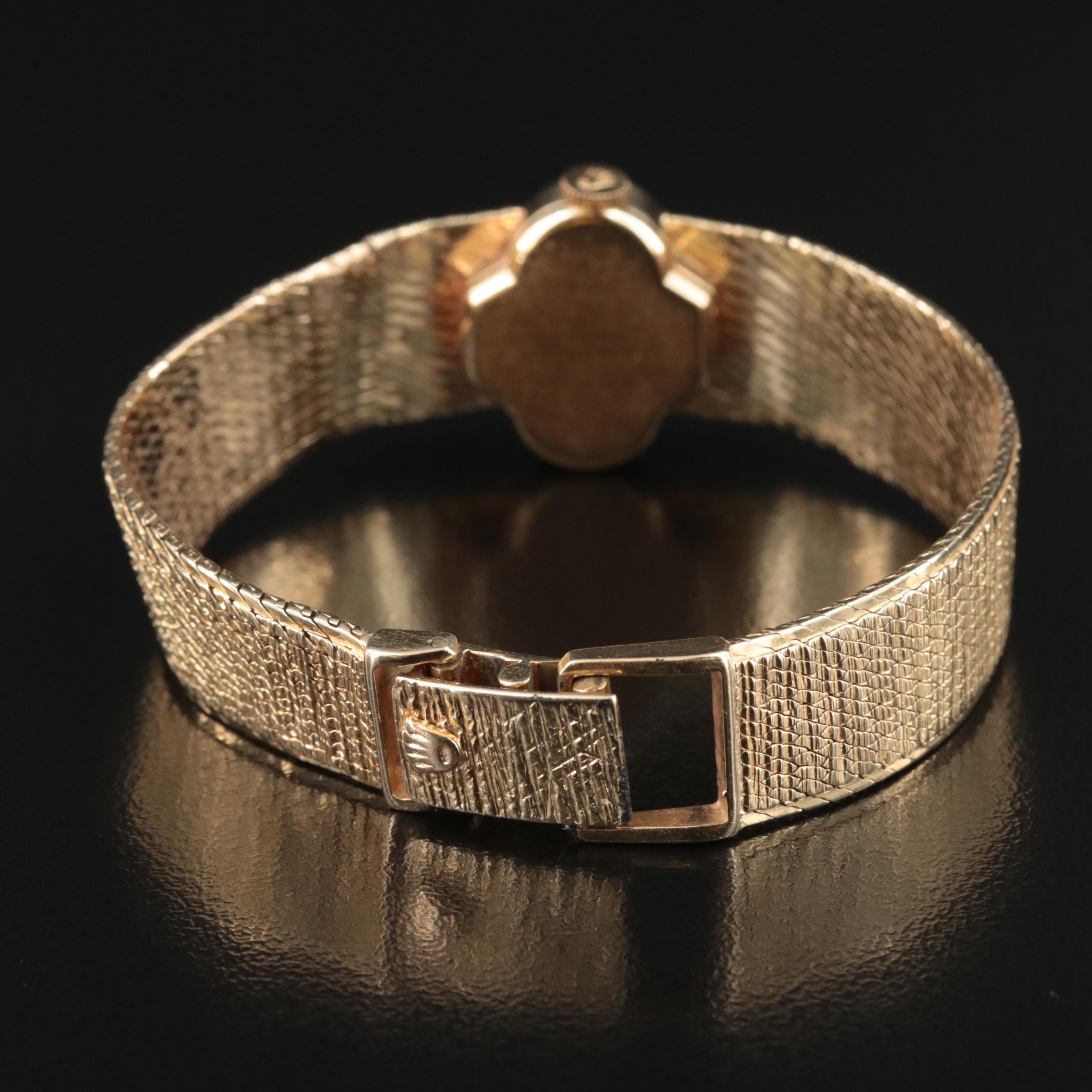 Vintage Rolex 14K Gold Cocktail Watch