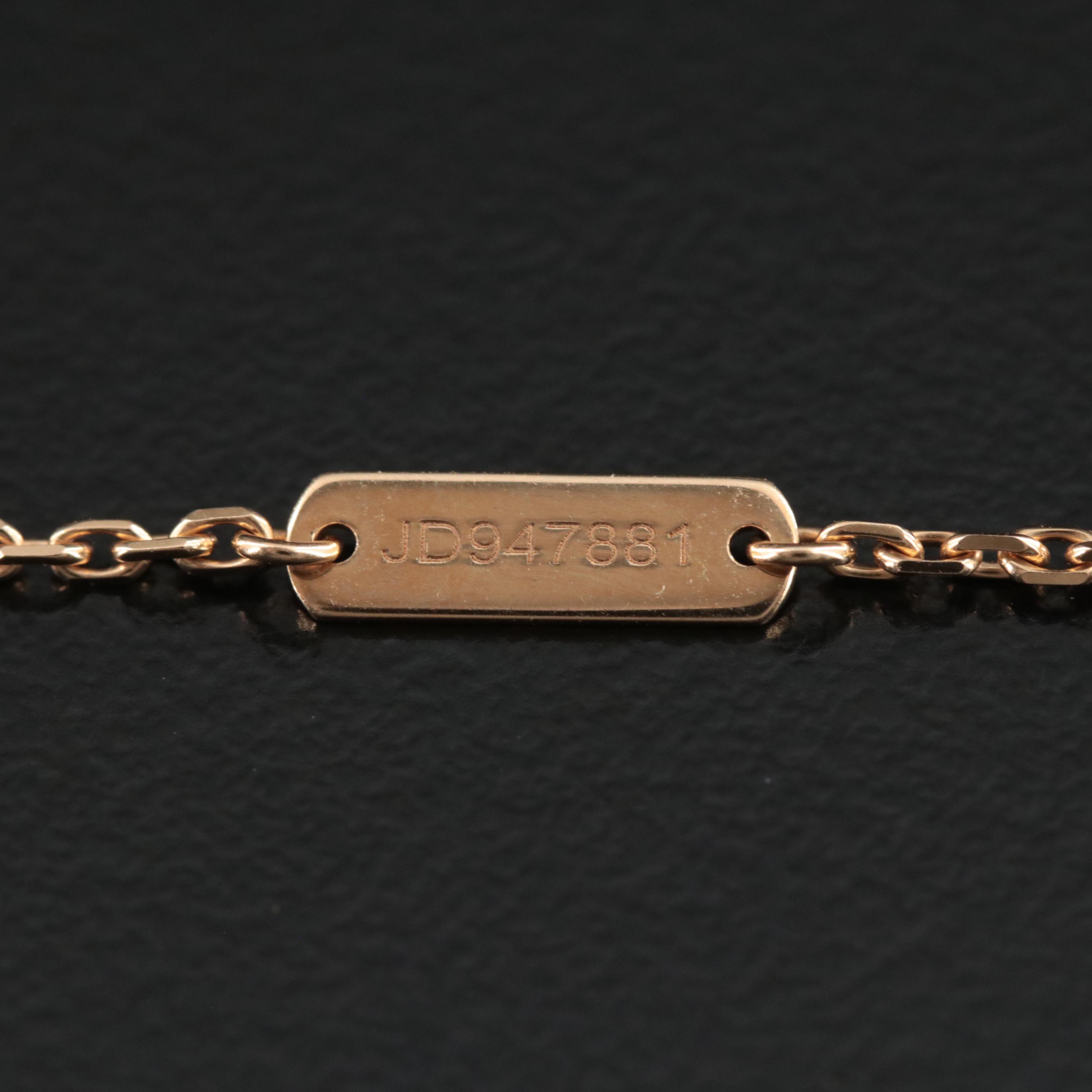 Van Cleef & Arpels Alhambra 18K Mother-of-Pearl Necklace