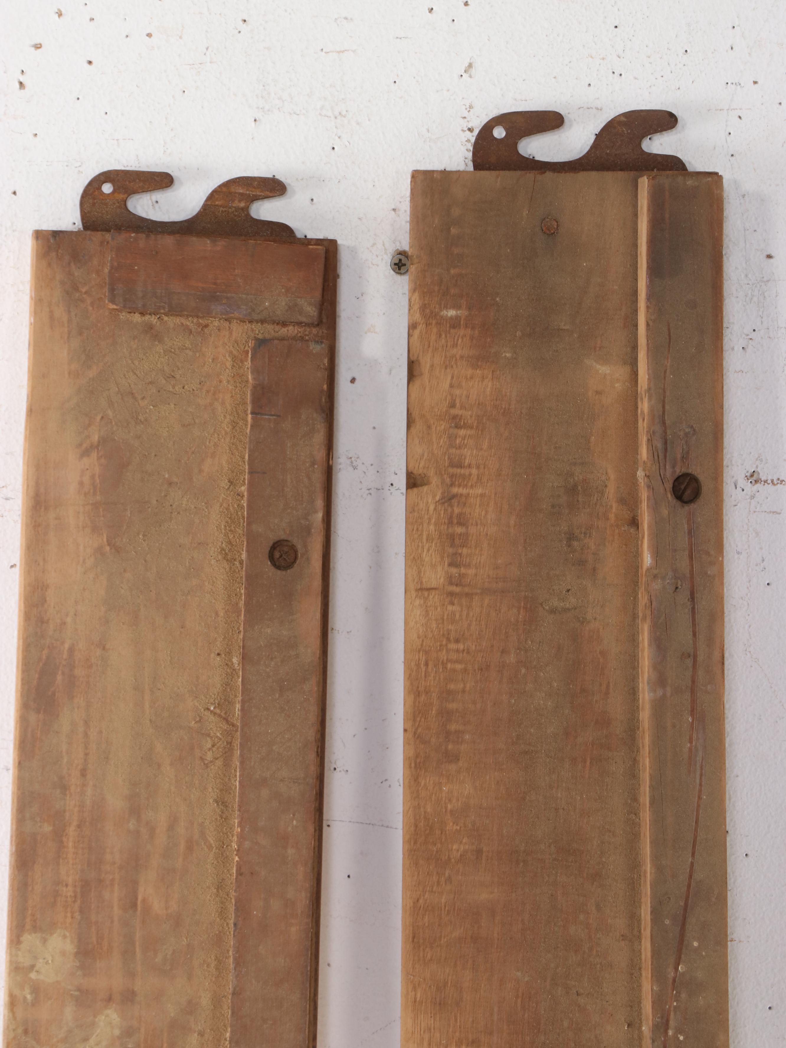 Two Baumritter Early American Style Maple Twin Size Bed Frames, 20th Century