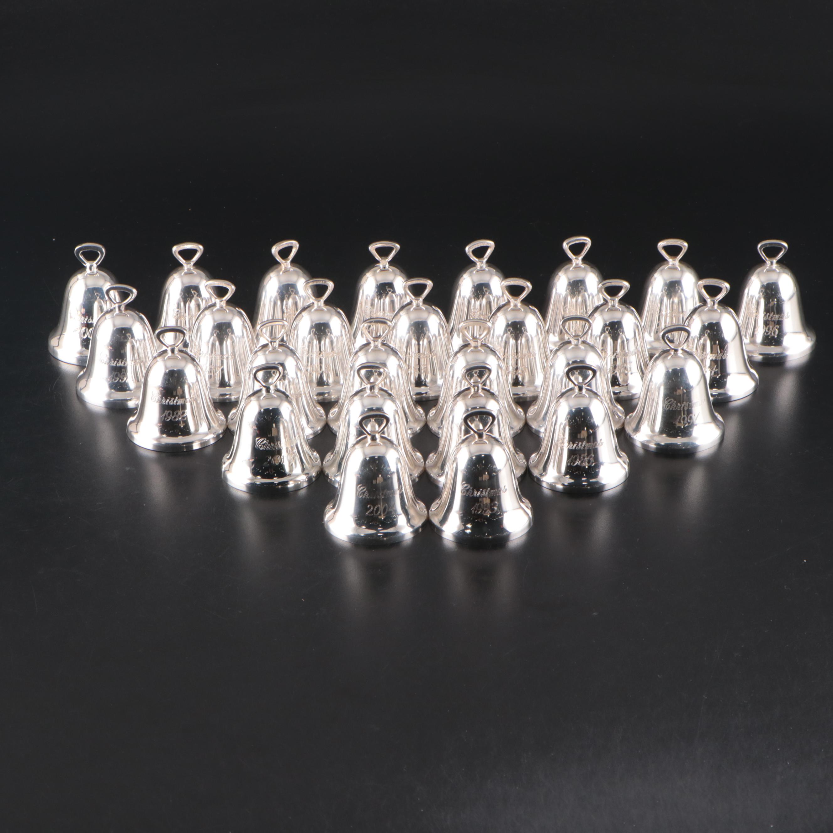 Reed & Barton Silver Plate Christmas Bells