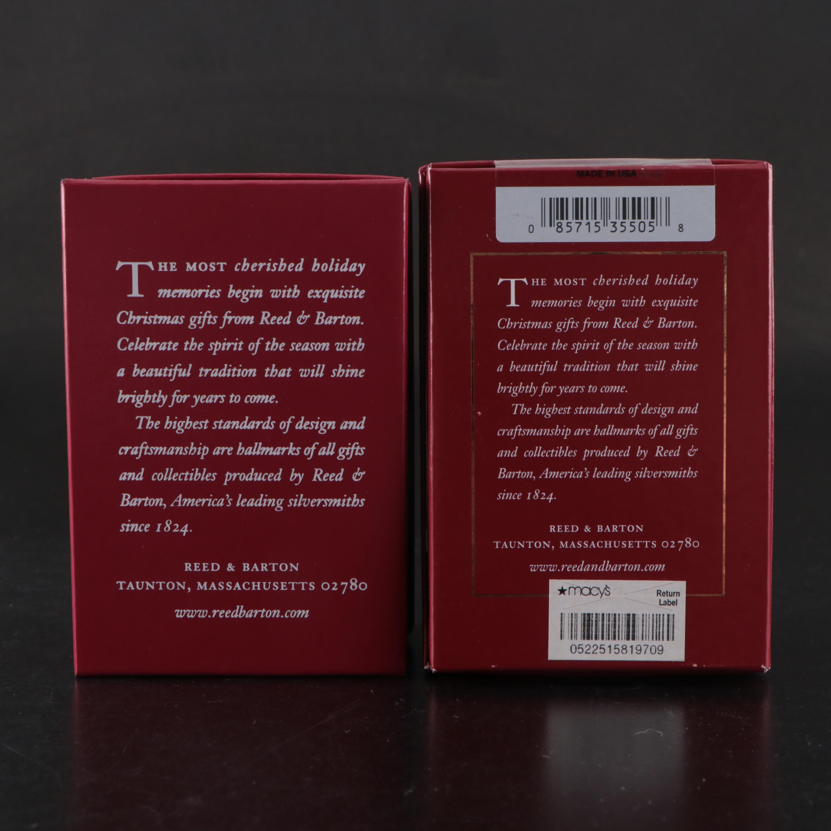 Reed & Barton Silver Plate Christmas Bells