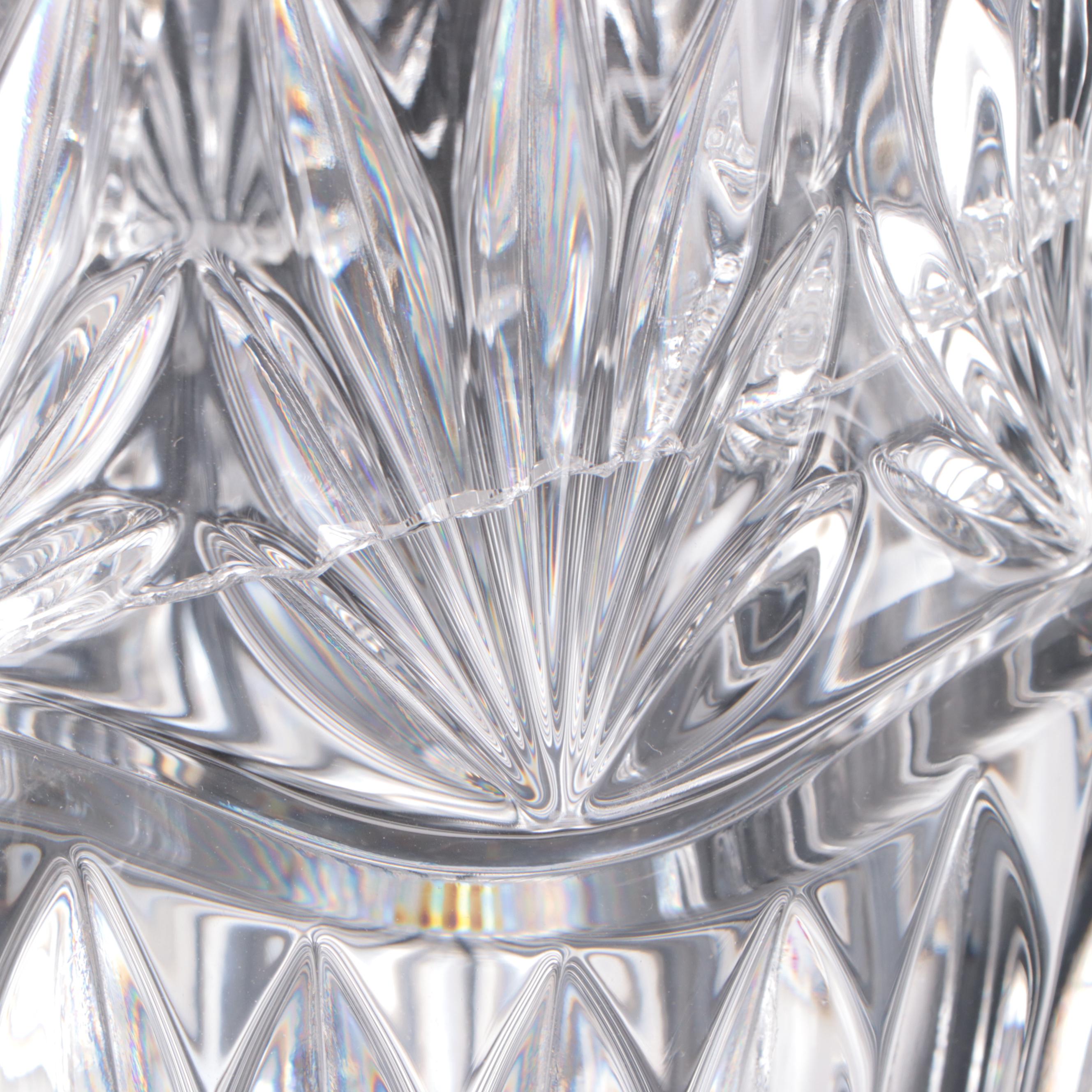 Oneida "Nobilis" Crystal Vase with Original Box