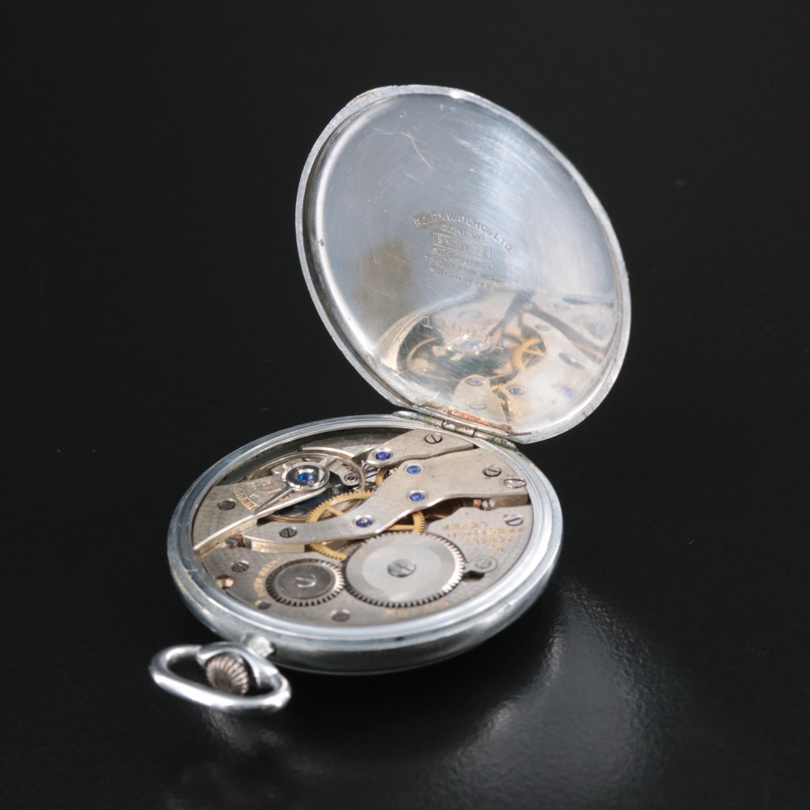 Vintage Rolex 27 World's Records Pocket Watch