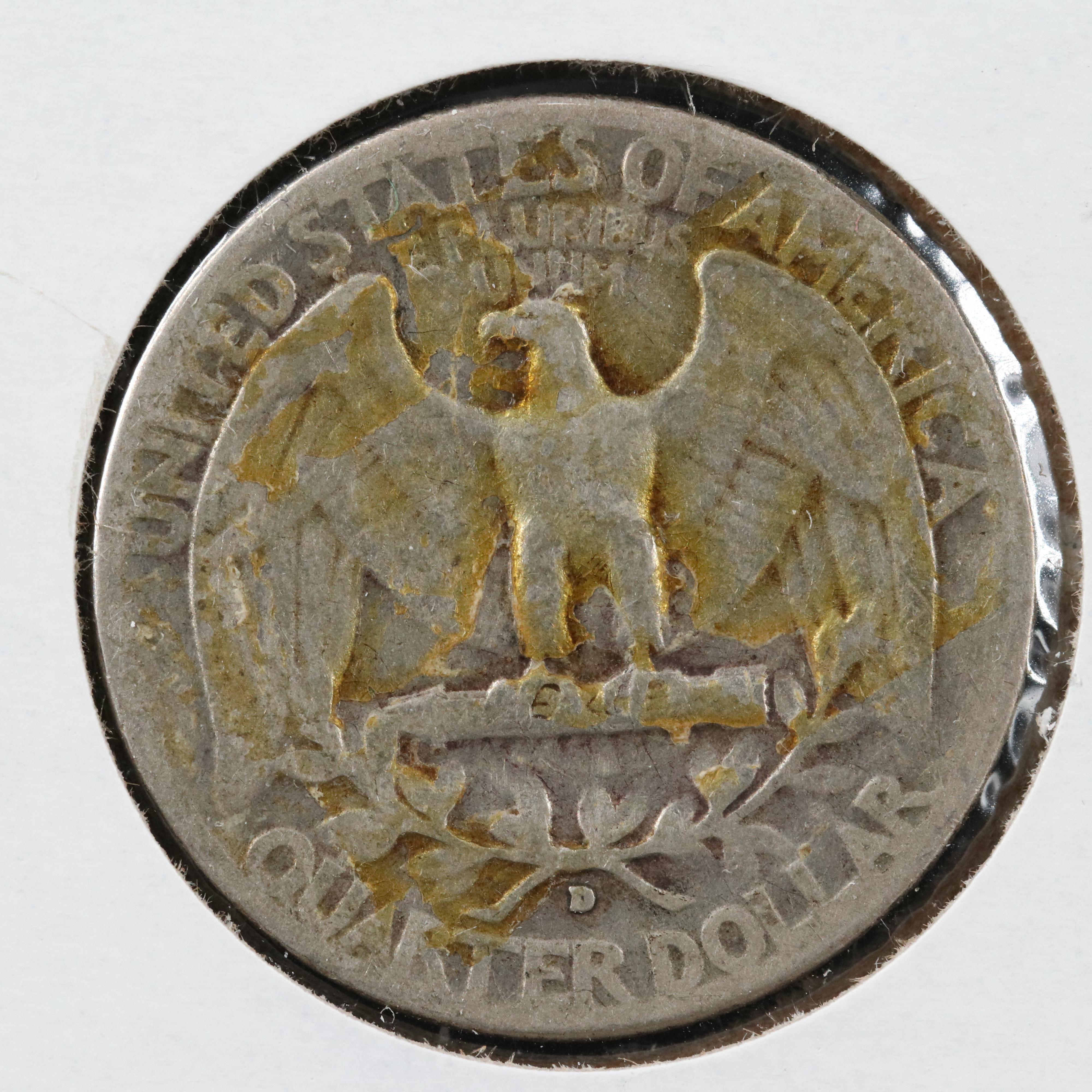 Forty George Washington Silver Quarters Ranging from 1944-1964