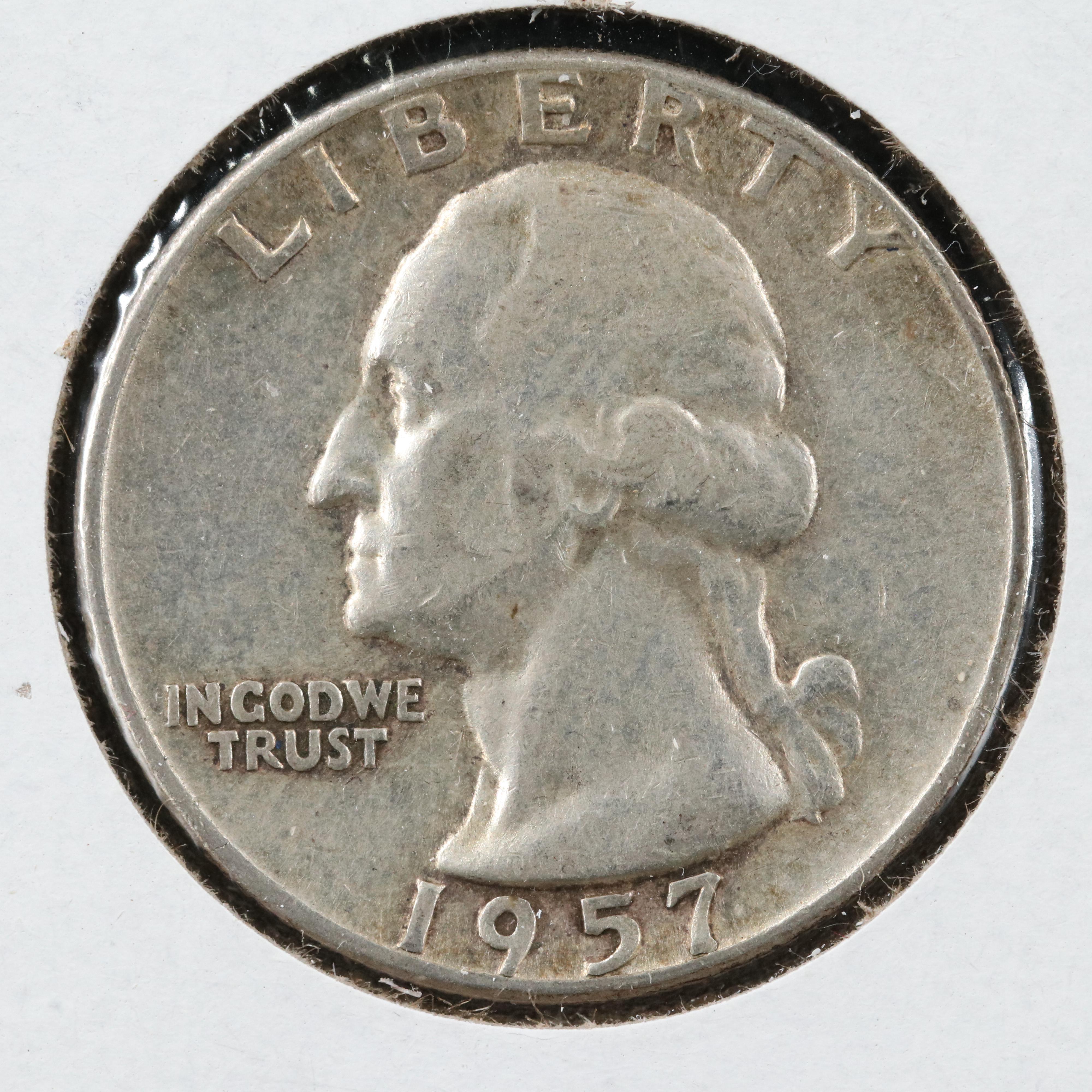 Forty George Washington Silver Quarters Ranging from 1944-1964