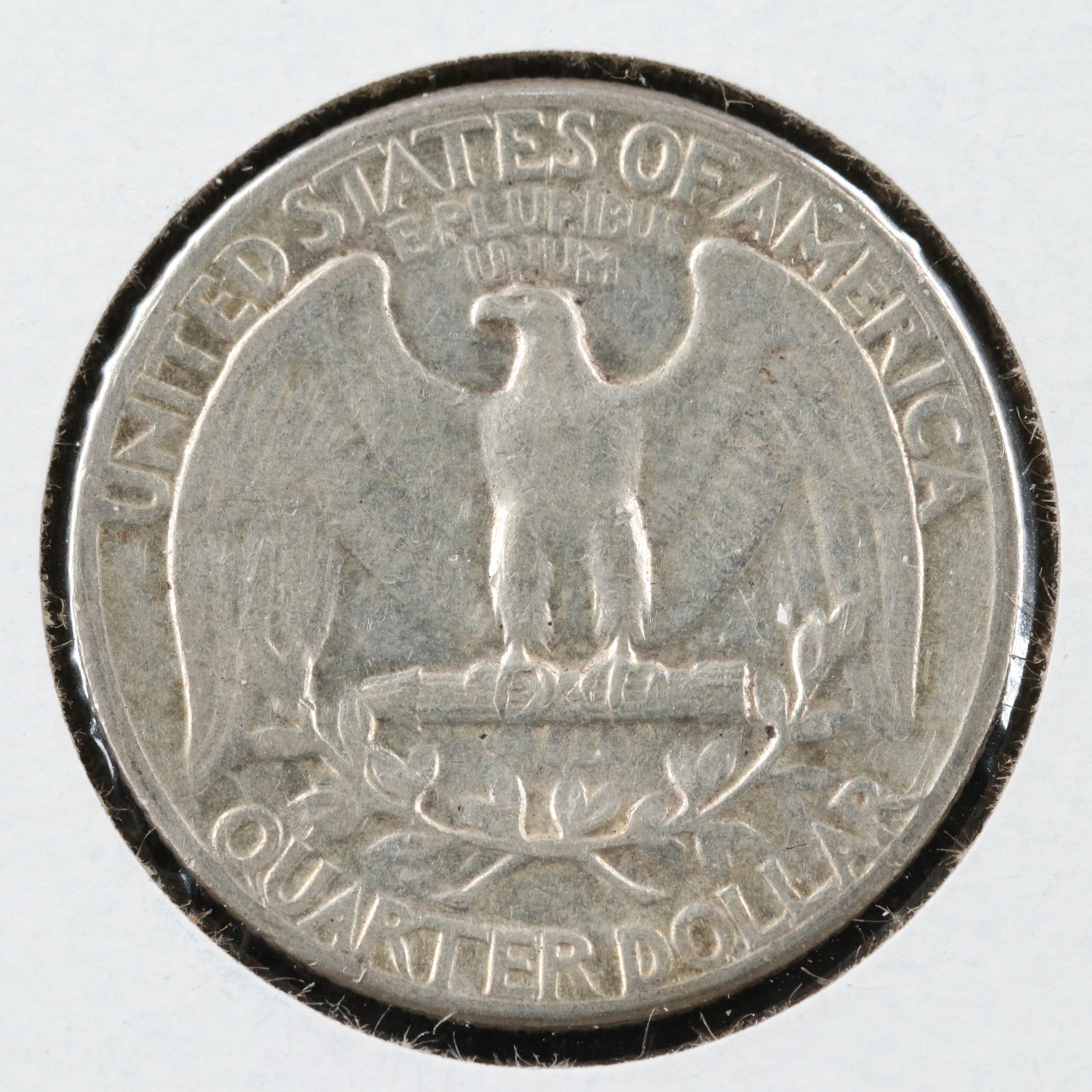 Forty George Washington Silver Quarters Ranging from 1944-1964