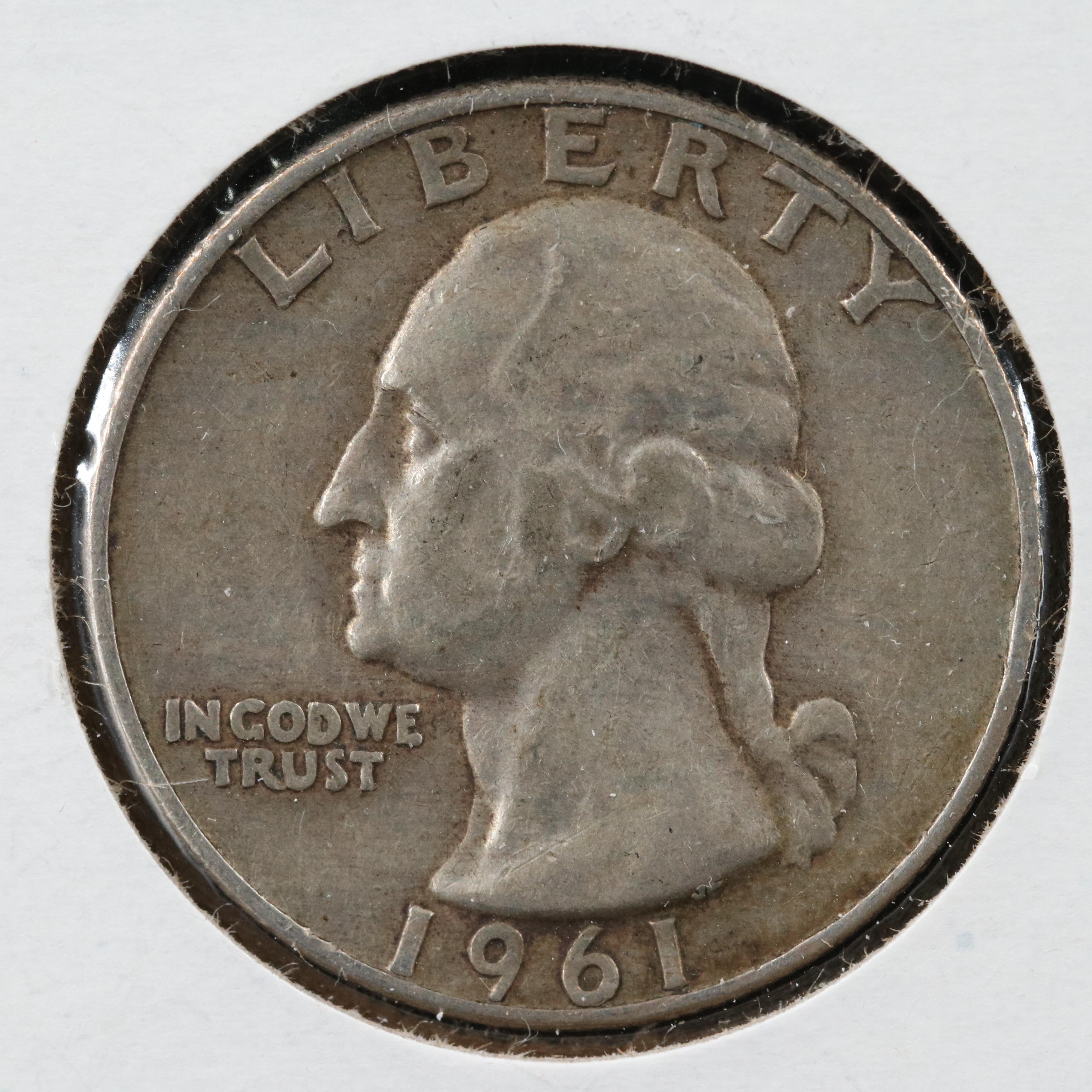 Forty George Washington Silver Quarters Ranging from 1944-1964