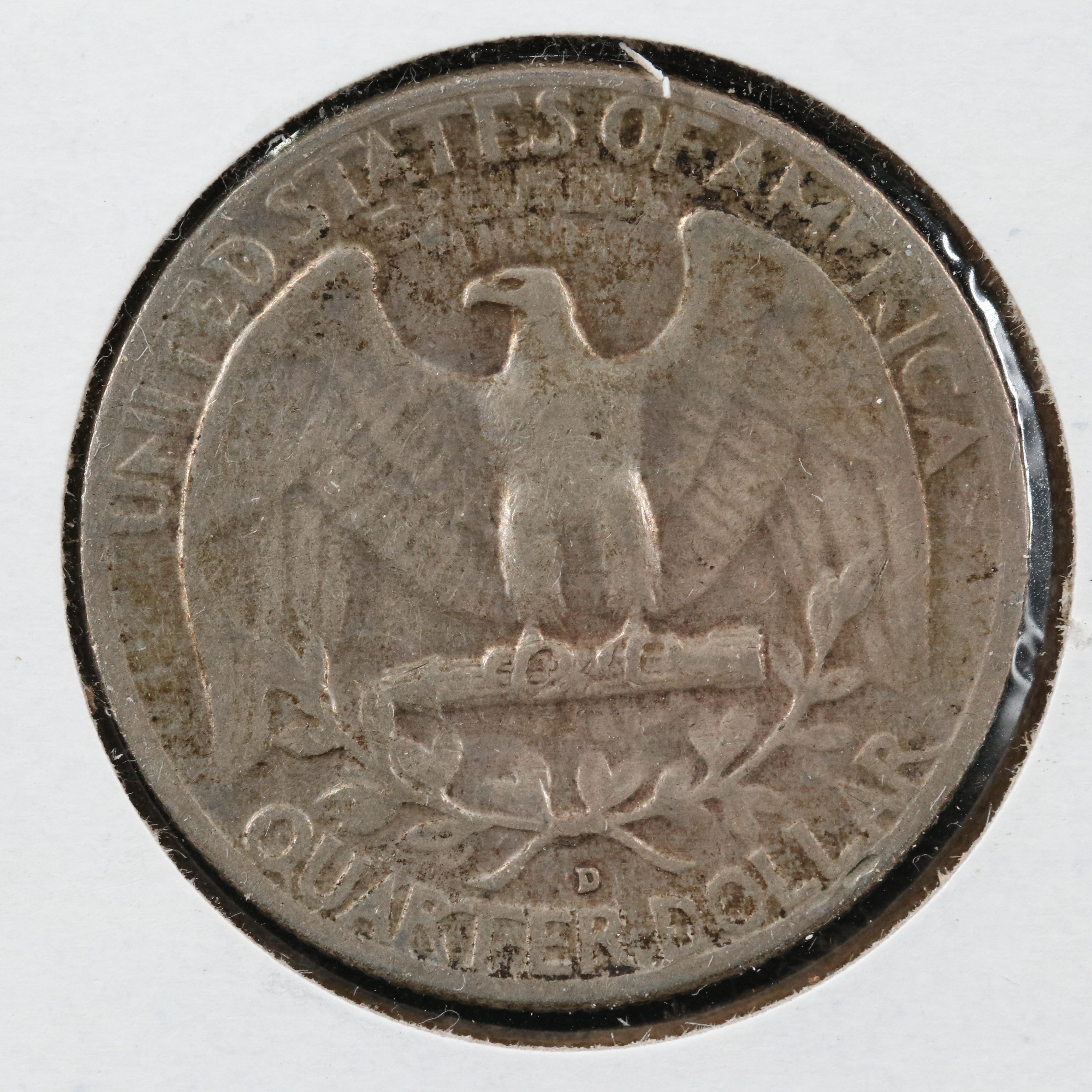 Forty George Washington Silver Quarters Ranging from 1944-1964