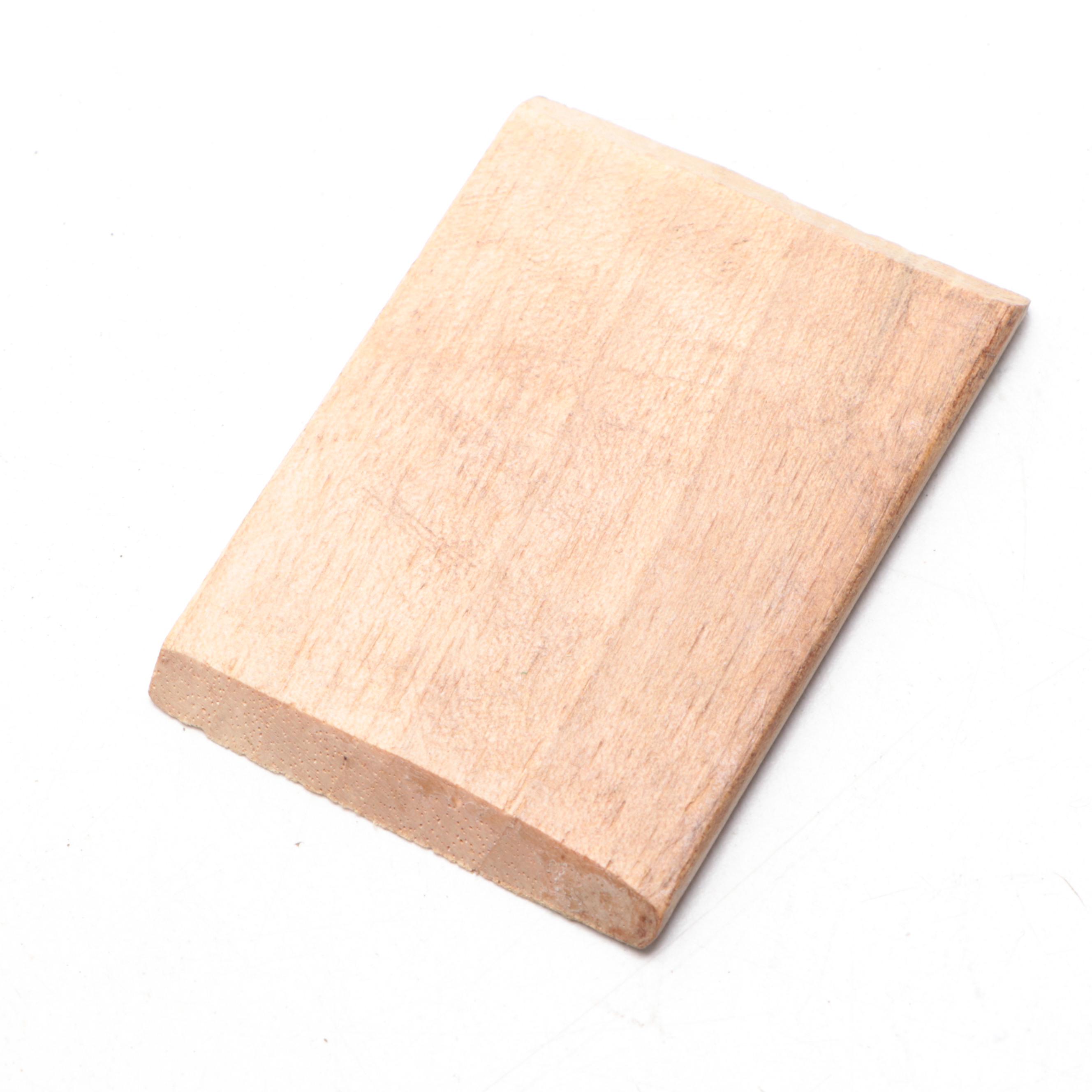 Hand-Carved Wooden Puzzle Lock Box