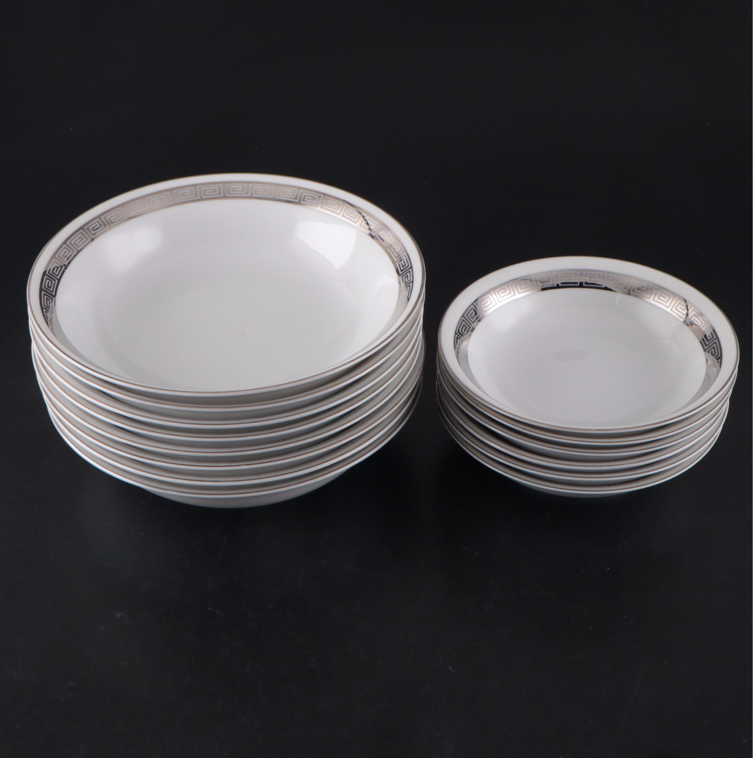 Harmony House Porcelain "Romaic" Dinnerware, Mid to Late 20th Century