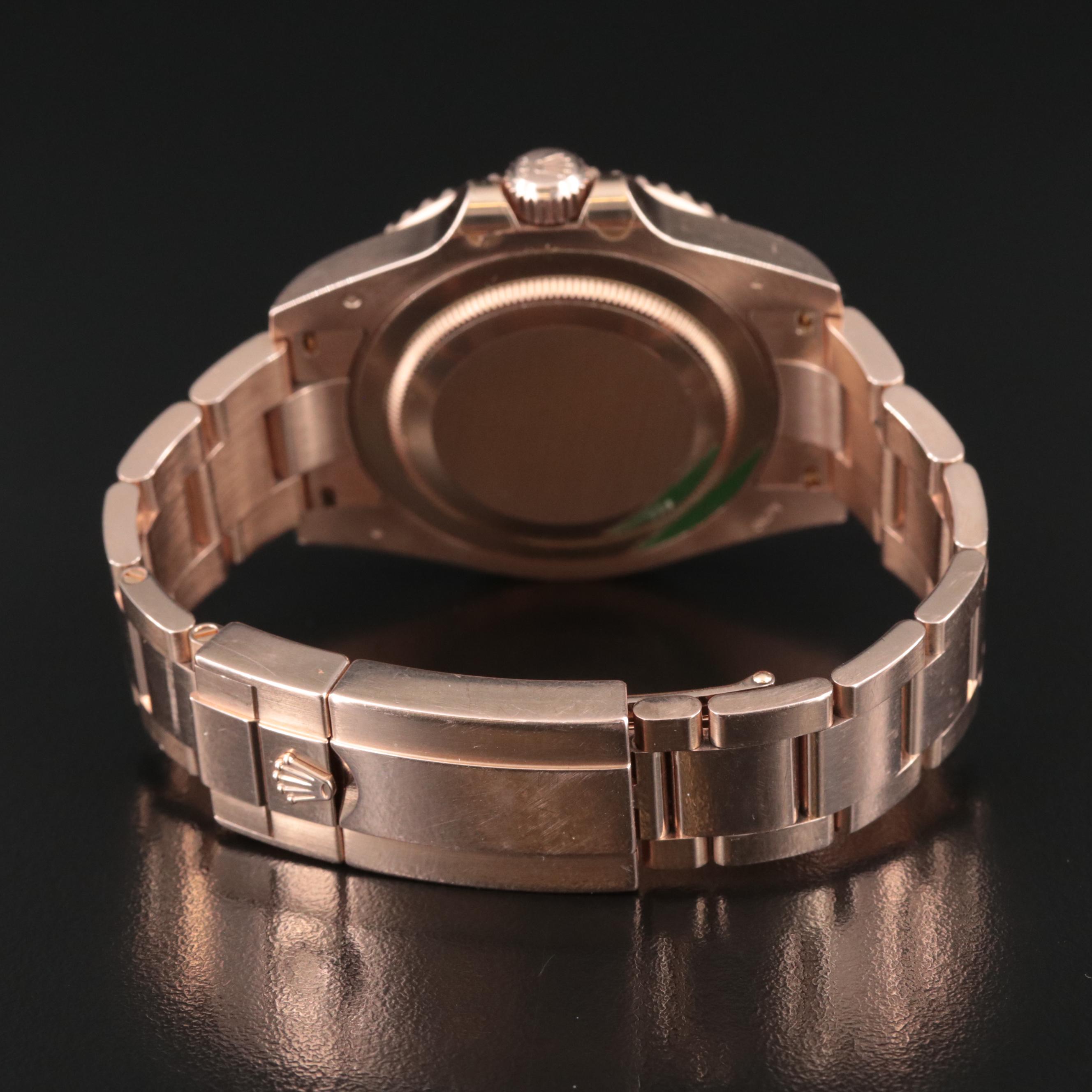 Rolex 18K Everose GMT-Master II Ceramic "Root Beer" Watch