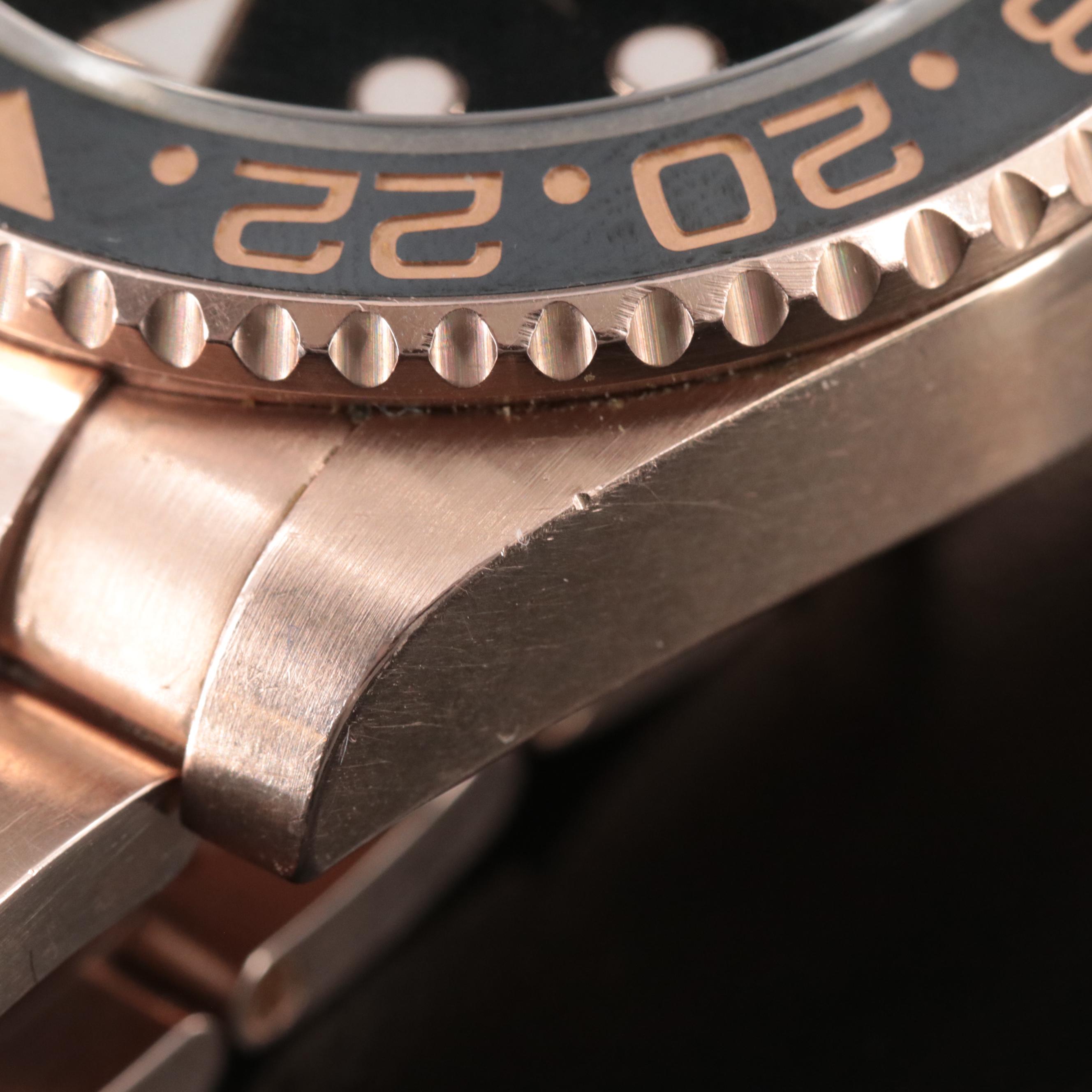 Rolex 18K Everose GMT-Master II Ceramic "Root Beer" Watch