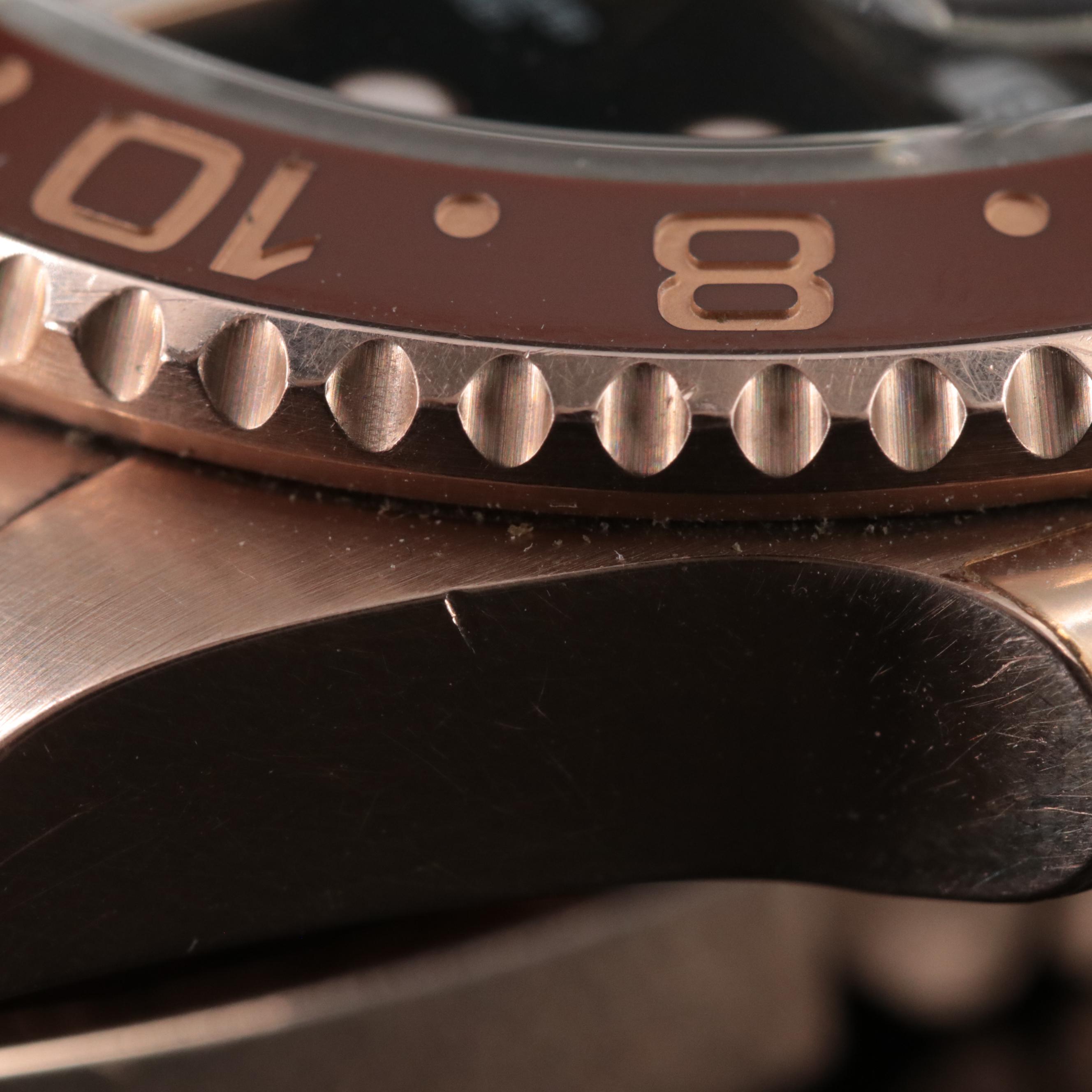 Rolex 18K Everose GMT-Master II Ceramic "Root Beer" Watch