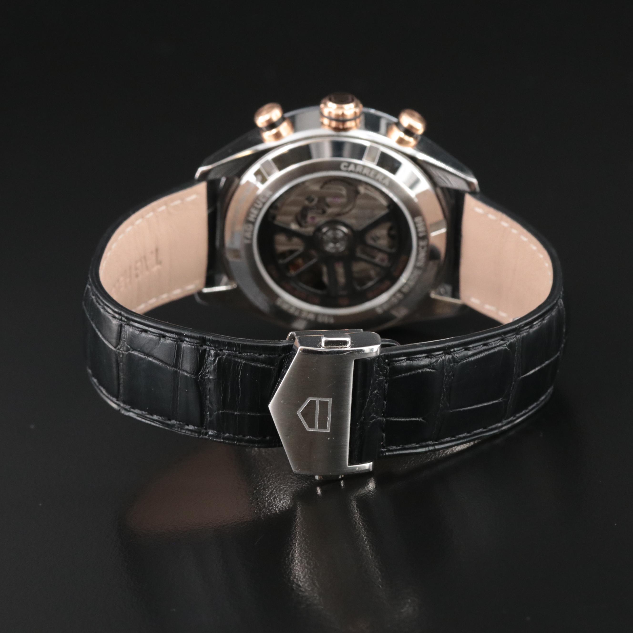 TAG Heuer 18K and Stainless Steel Carerra Watch