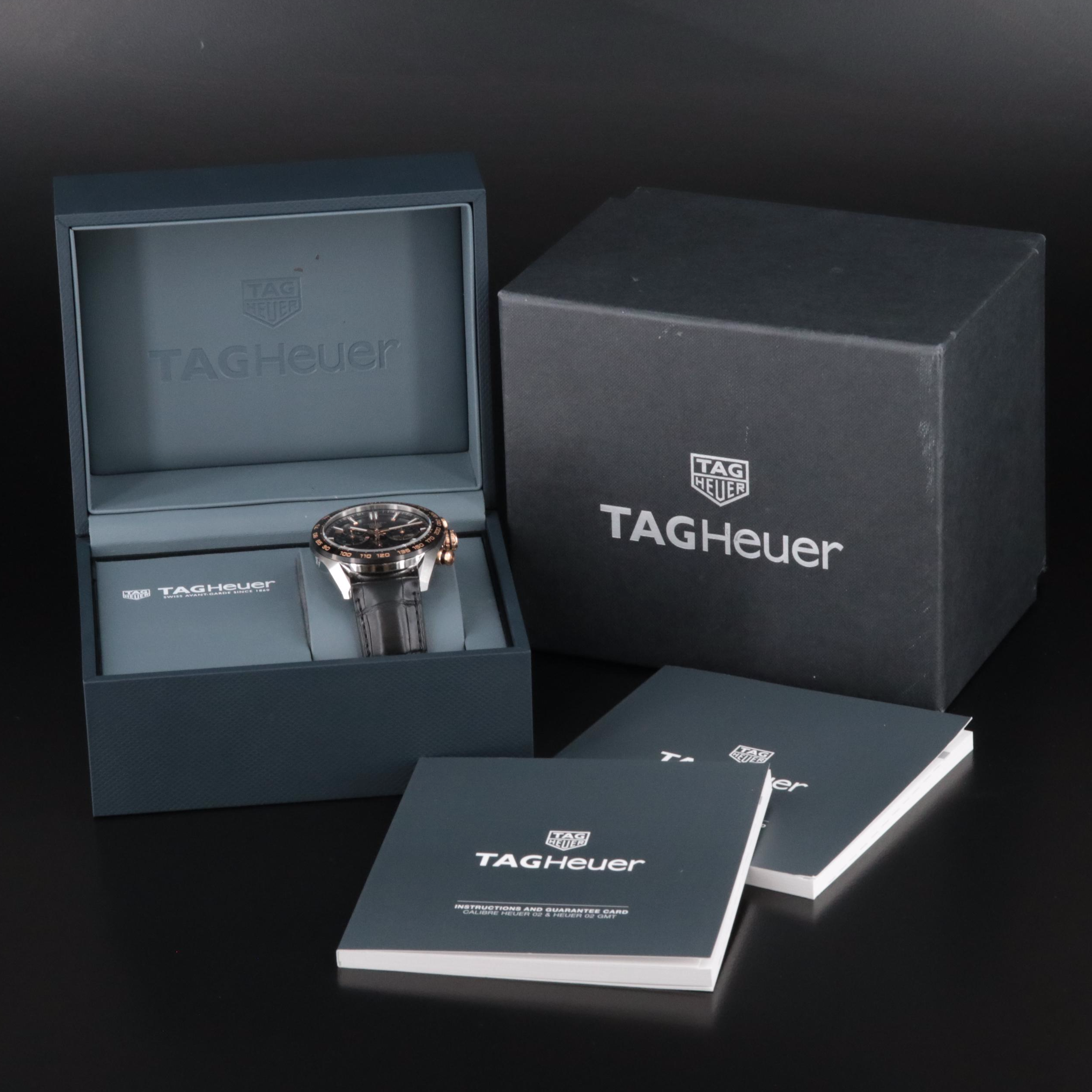 TAG Heuer 18K and Stainless Steel Carerra Watch