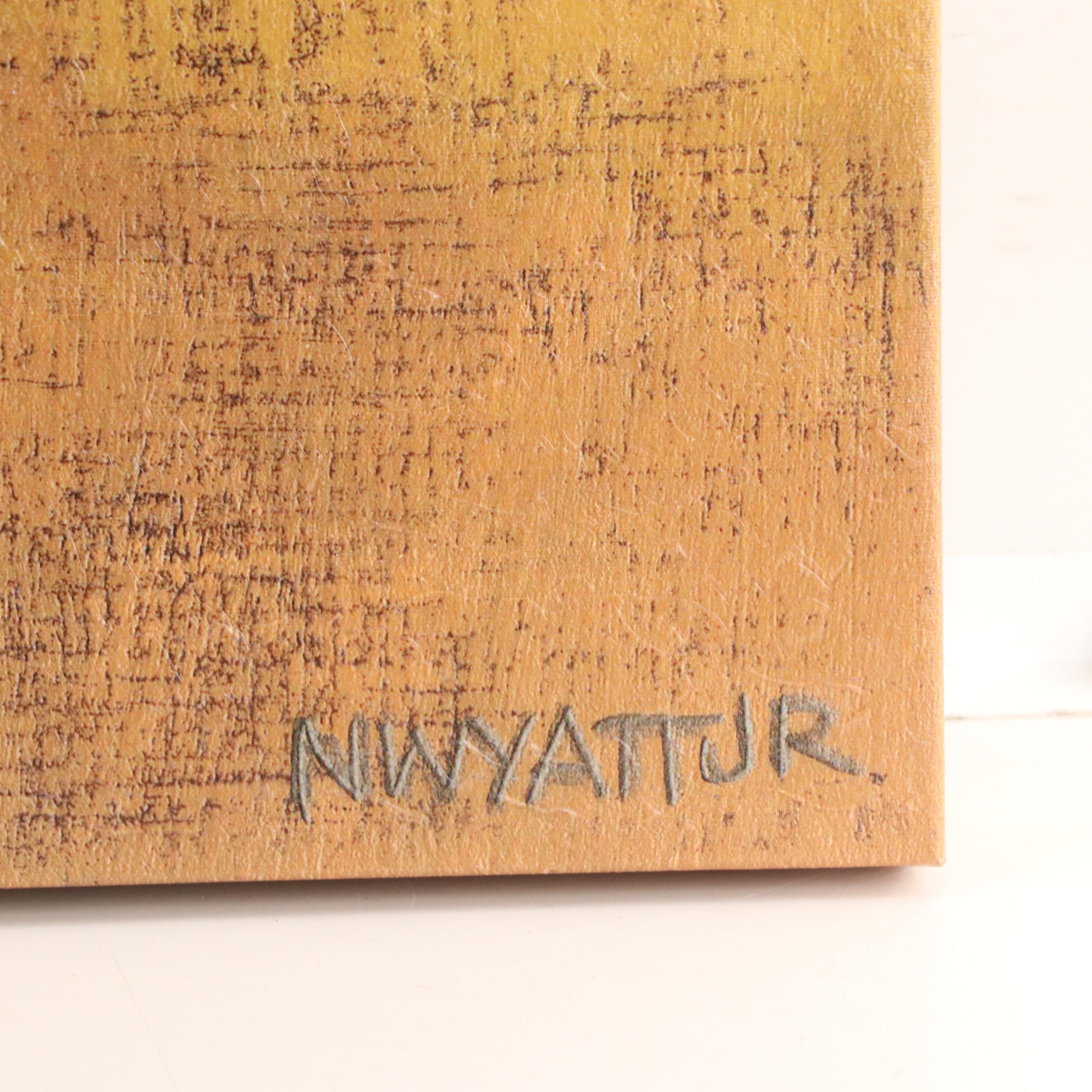 Embellished Giclée After Norman Wyatt Jr. "Autumn Stroll"