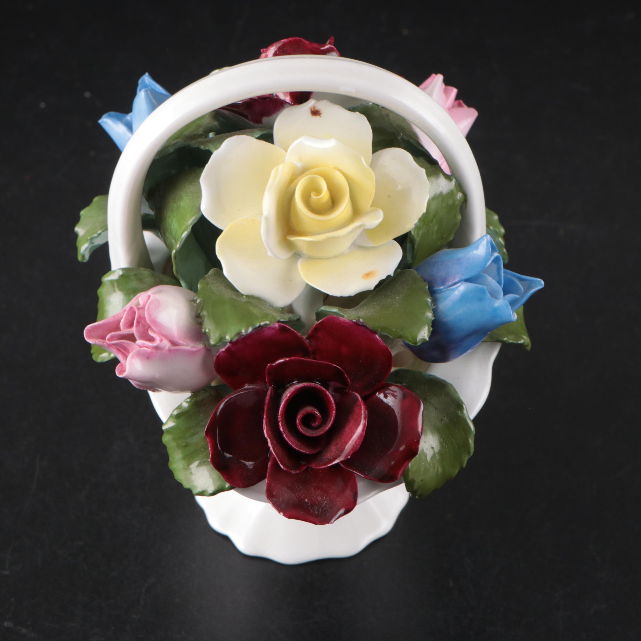 Aynsley "May Tulip" Bone China Figurine with More Ceramic Figurines