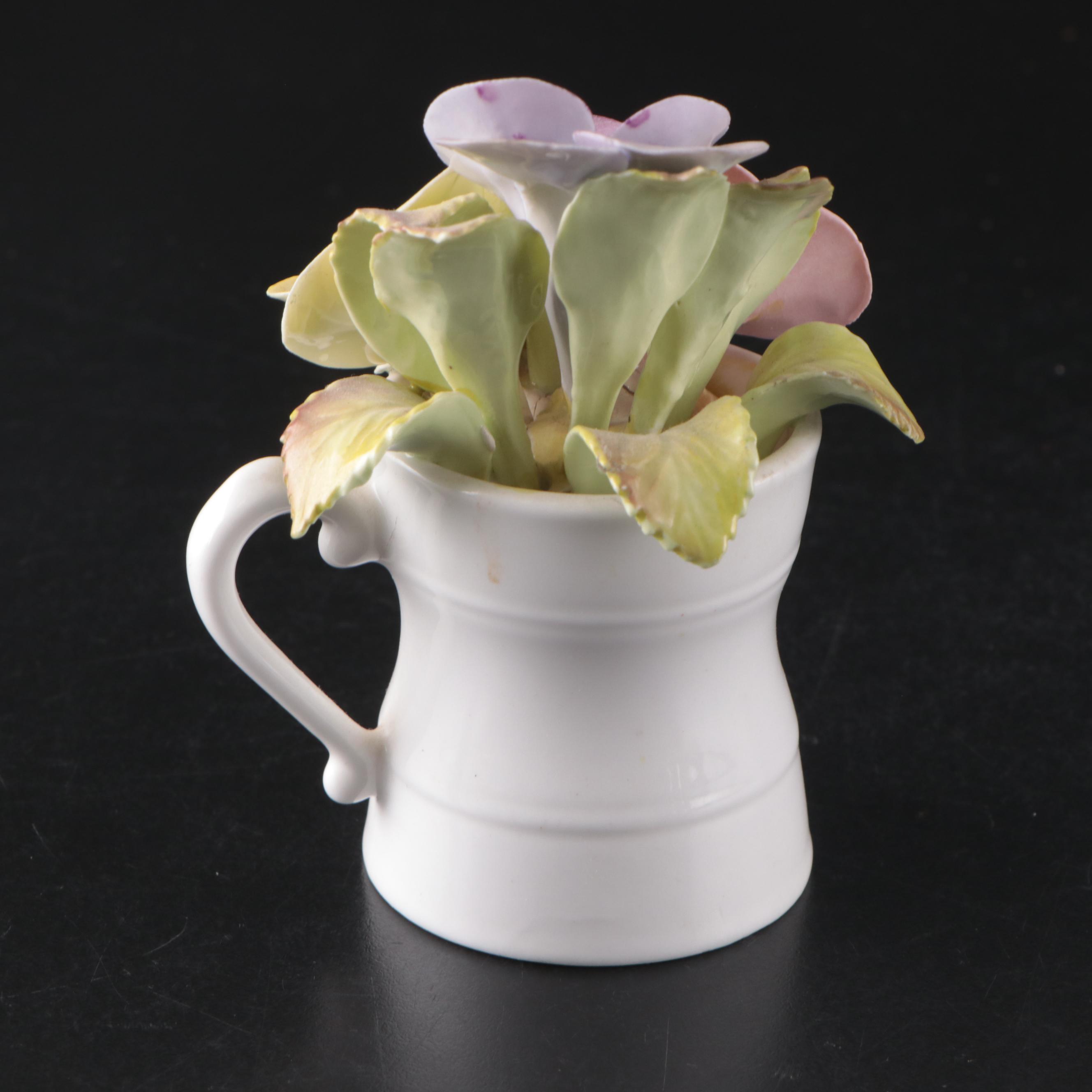 Aynsley "May Tulip" Bone China Figurine with More Ceramic Figurines